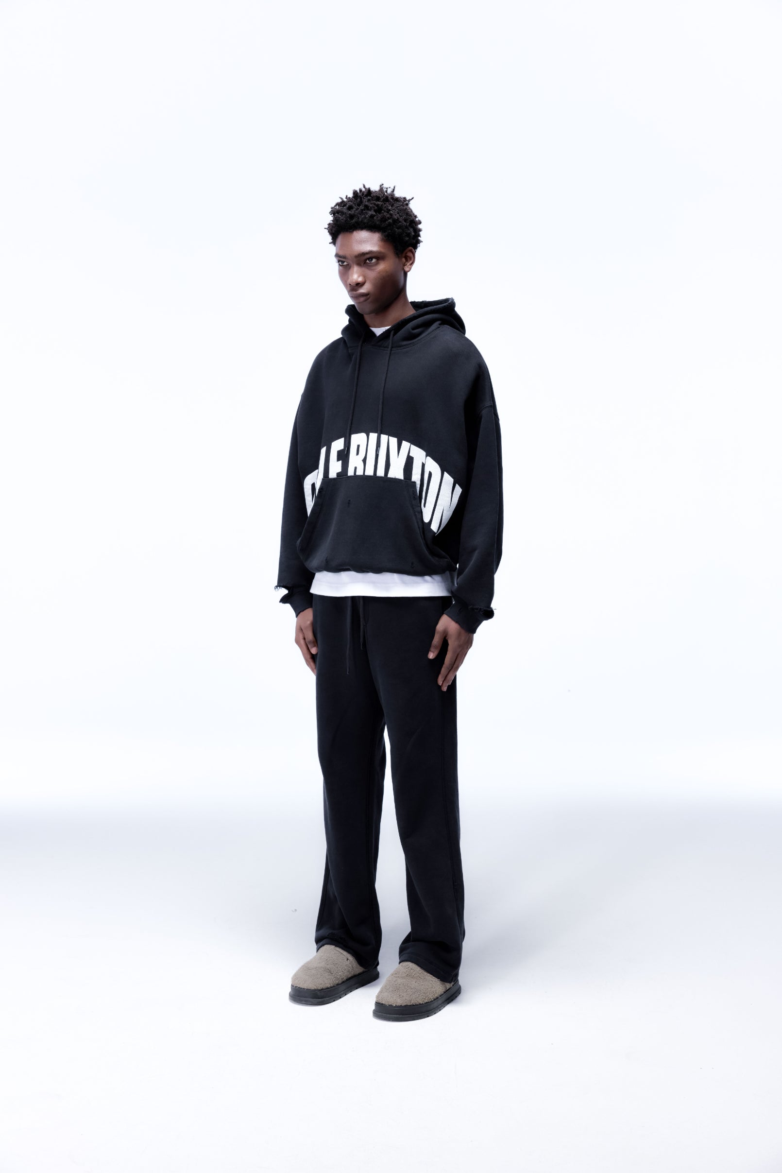 Cole Buxton | Arch Logo Hoodie | Mens | Black