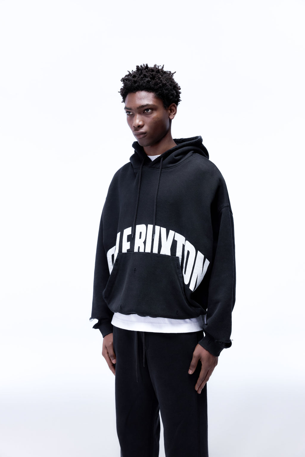 Cole Buxton | Arch Logo Hoodie | Mens | Black