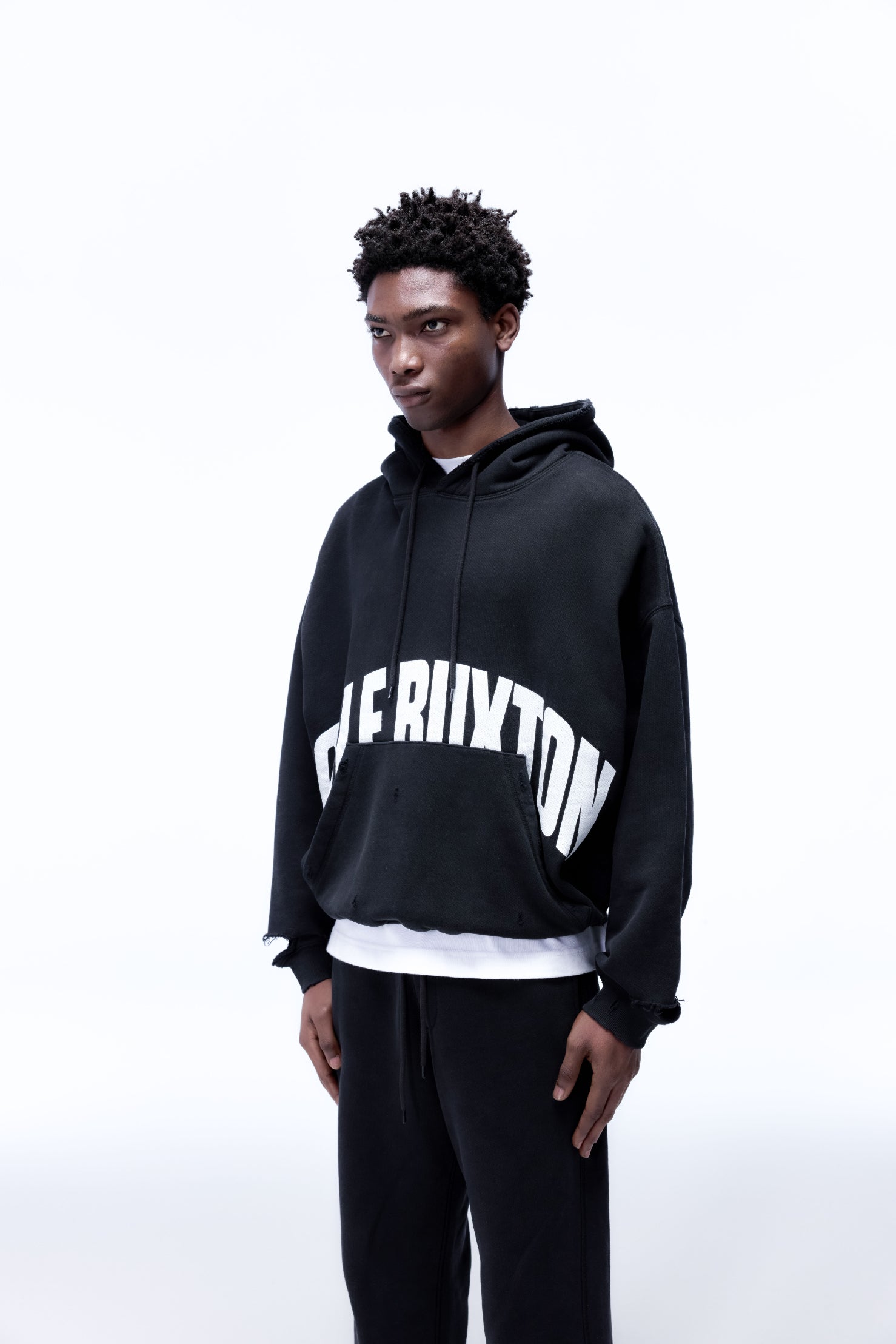 Cole Buxton | Arch Logo Hoodie | Mens | Black