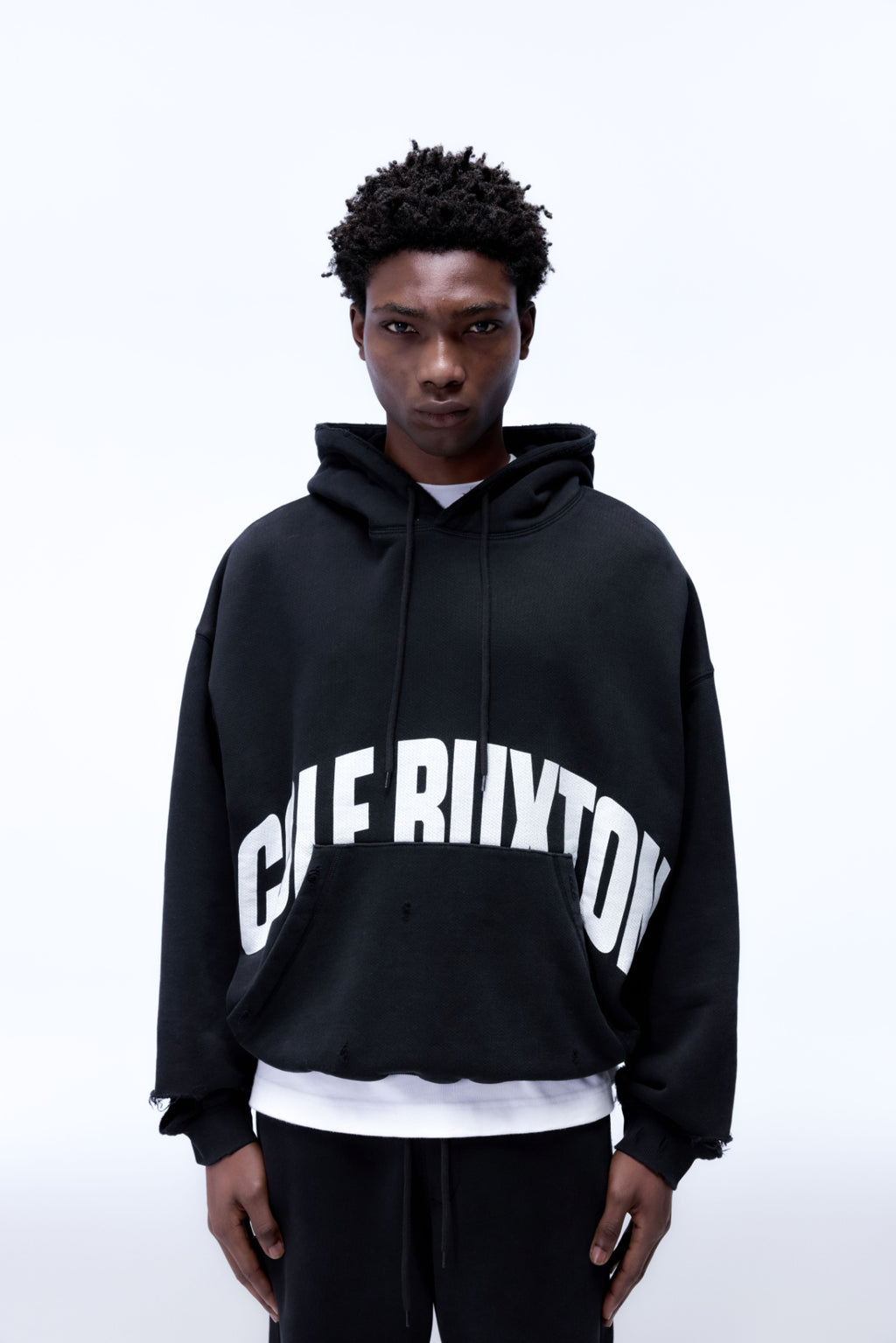 Cole Buxton | Arch Logo Hoodie | Mens | Black