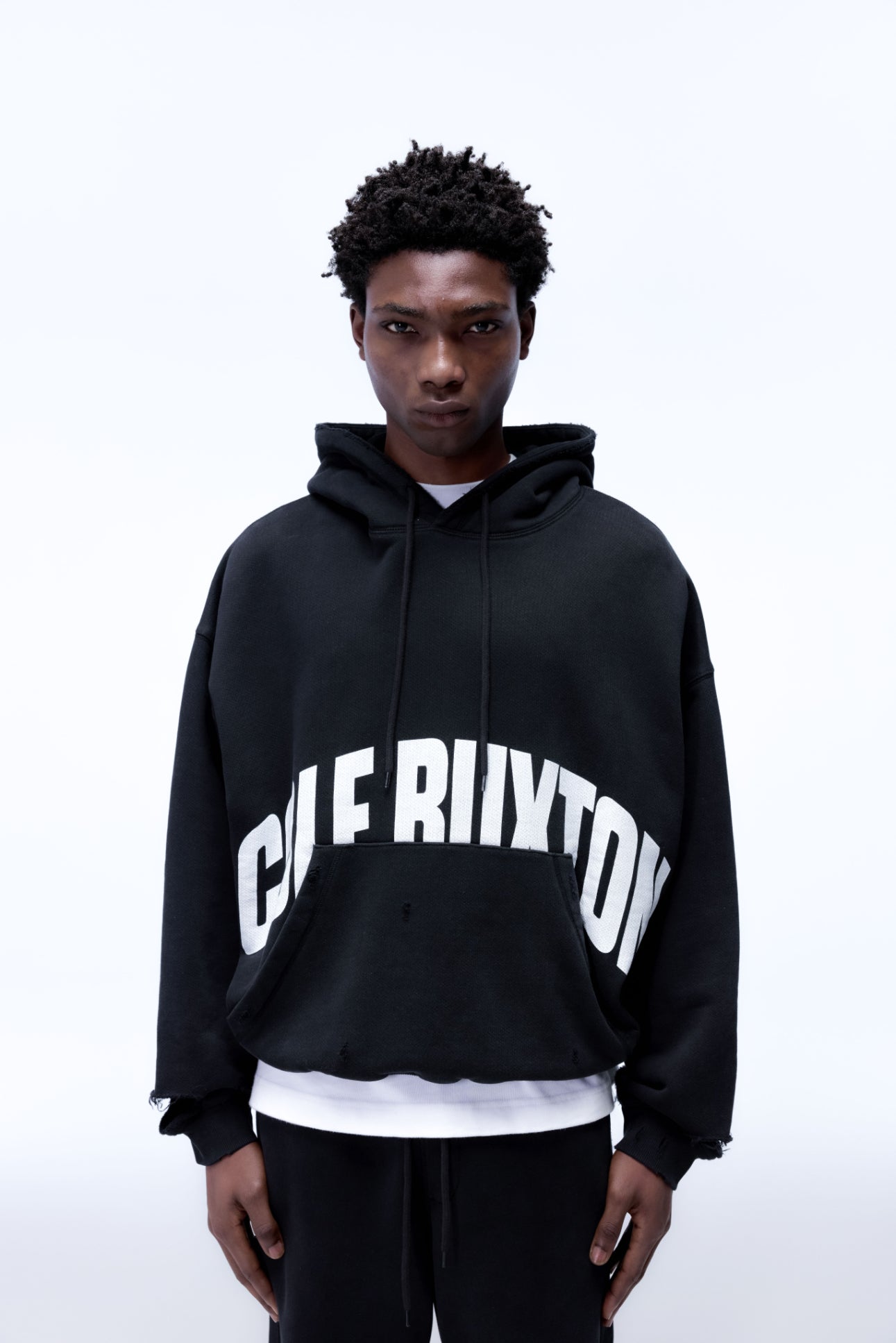 Cole Buxton | Arch Logo Hoodie | Mens | Black