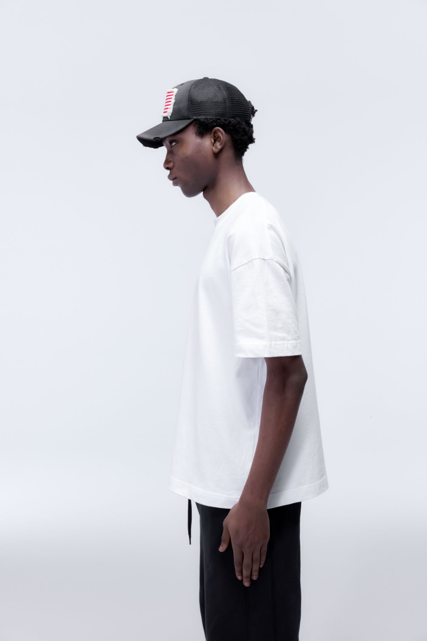 Cole Buxton | Double Star Flag Cap | Mens | Black