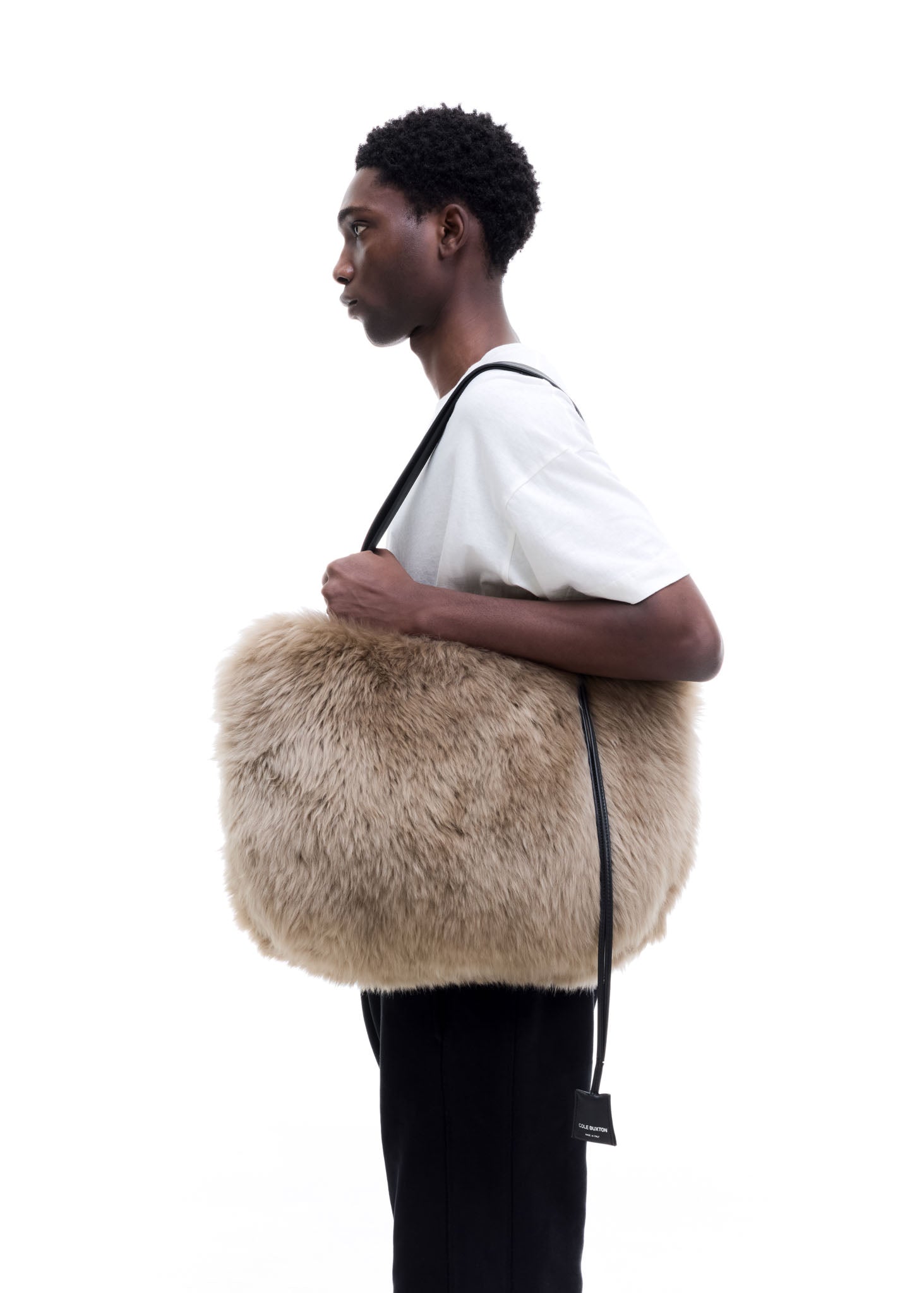 SHEARLING MINI HEATHROW HANDBAG