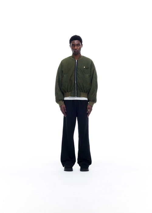 WASHED COTTON BOMBER JACKET