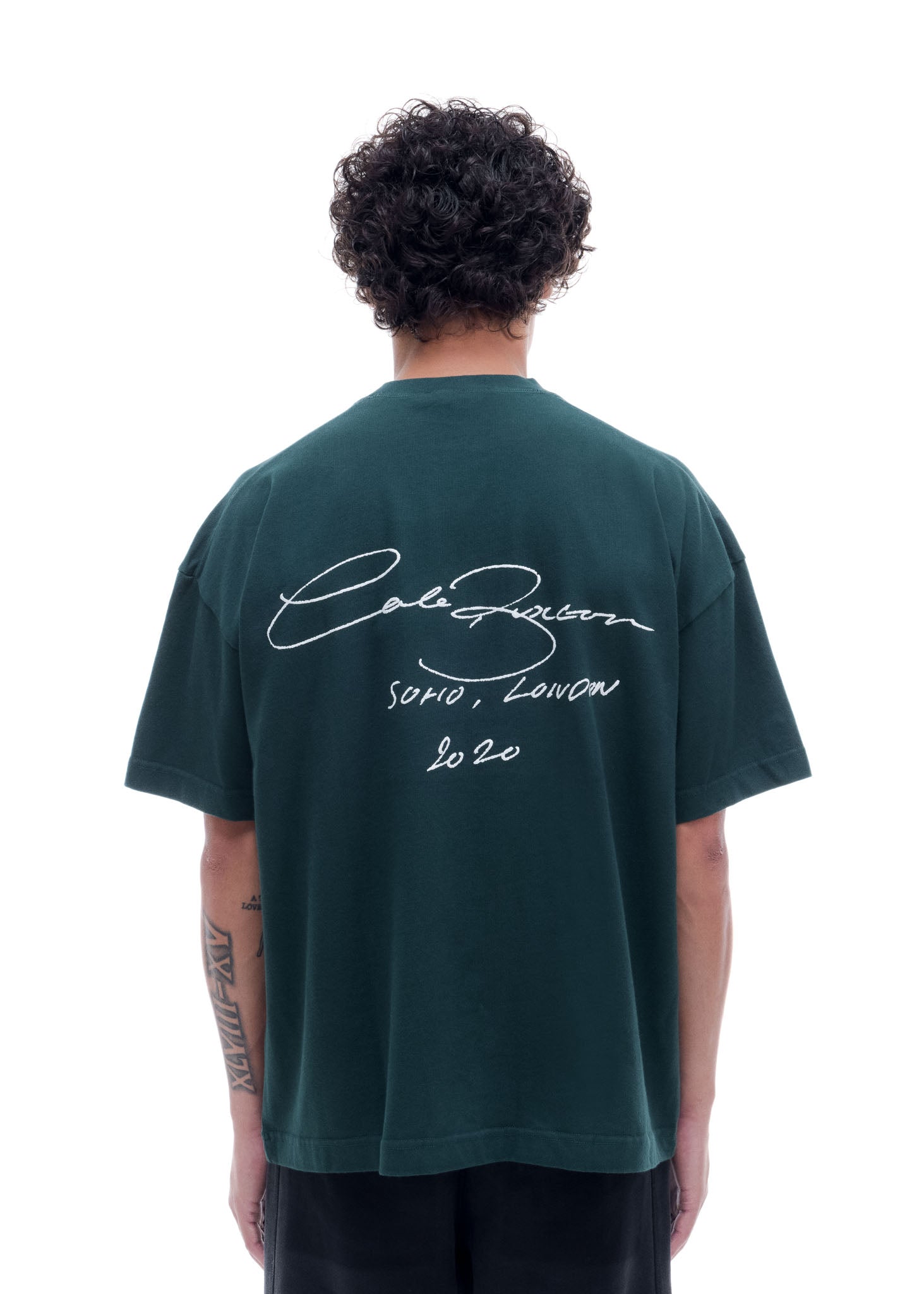 (希少デザイン) COLE BUXTON Tシャツ　XL Cole Buxton Design studio t-shirt | FOREST GREEN | SEVENSTORE