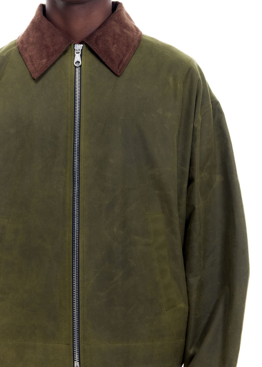 DRY WAX COTTON OVERSHIRT