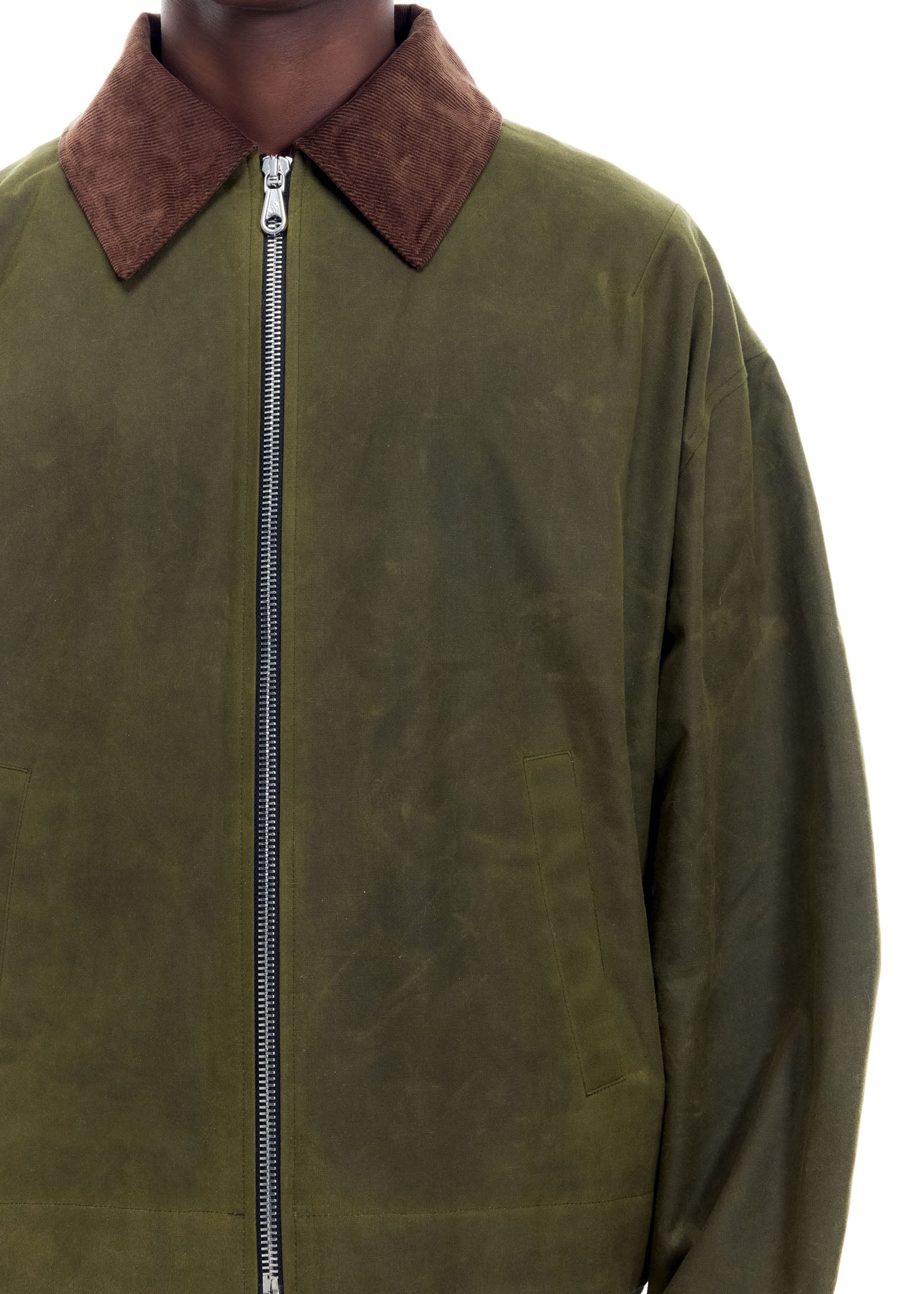 DRY WAX COTTON OVERSHIRT