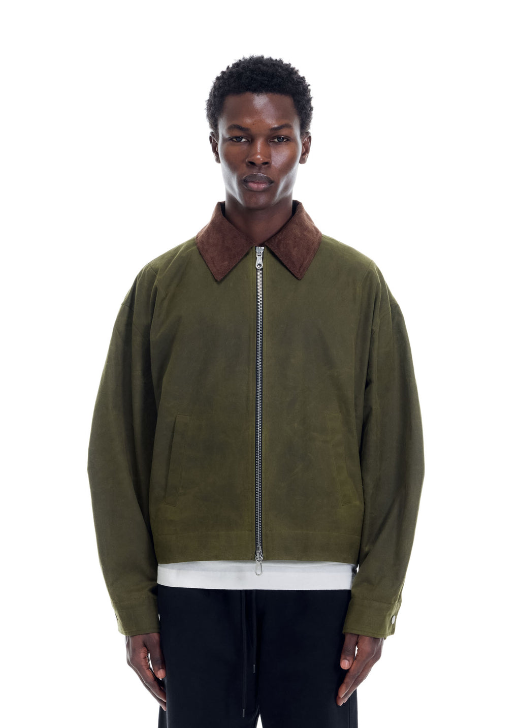 DRY WAX COTTON OVERSHIRT