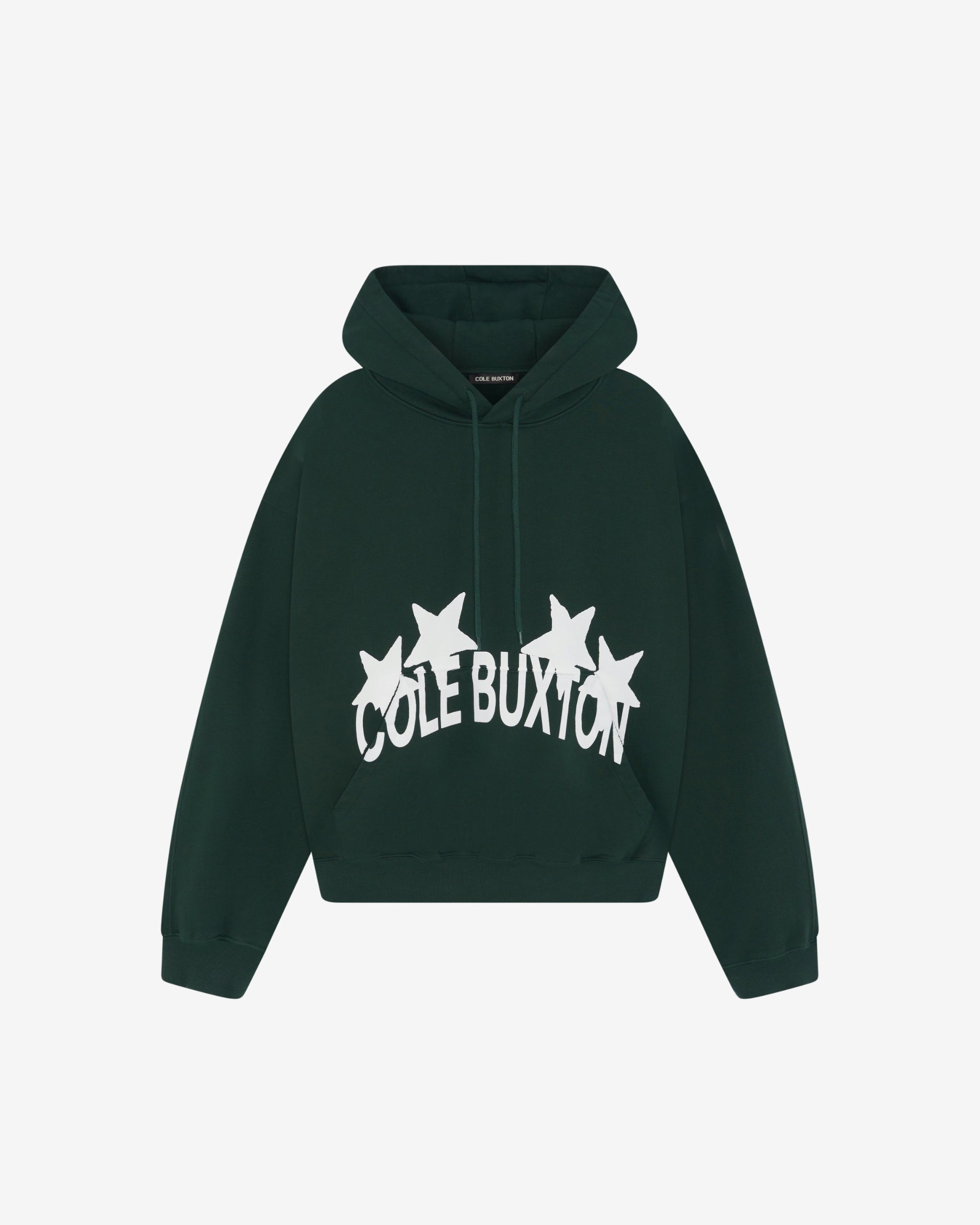 Cole Buxton | 4 Star Hoodie | Mens | Forest Green