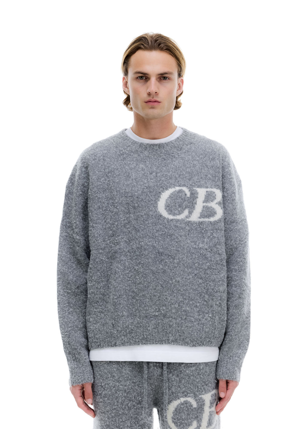 CB LOGO KNIT SWEATER
