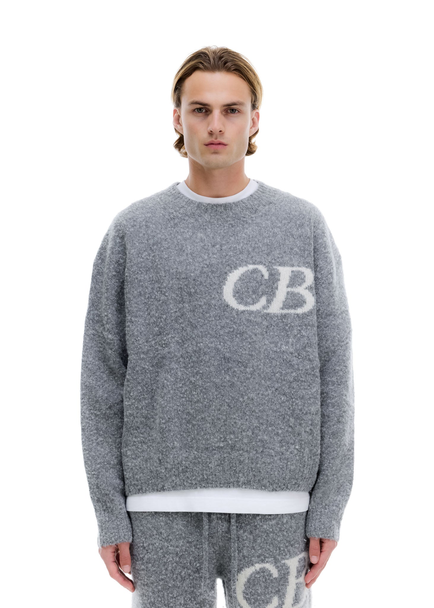 CB LOGO KNIT SWEATER