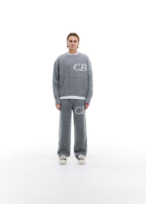 CB LOGO KNIT SWEATER