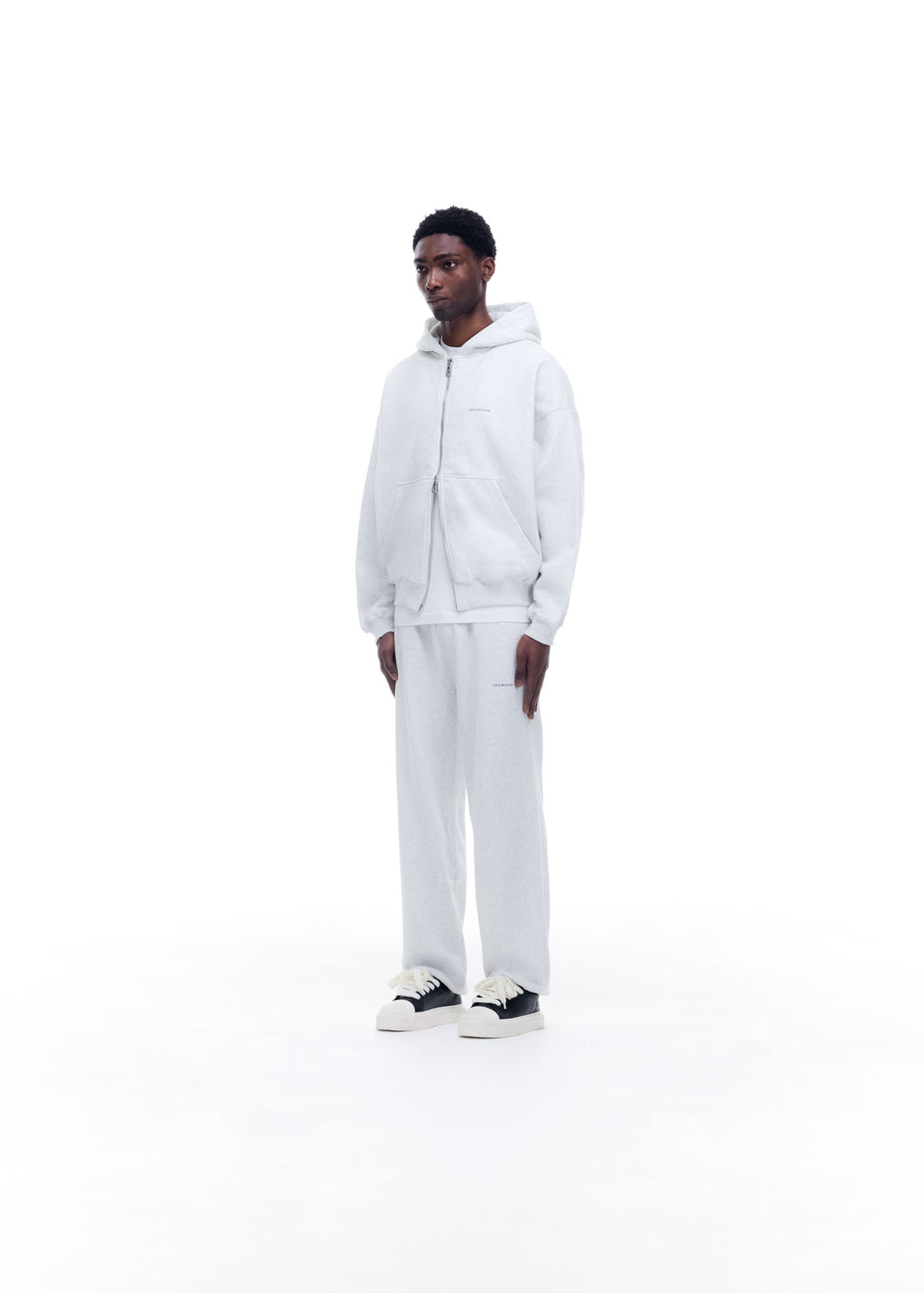 MINI LOGO ZIPPED HOODIE