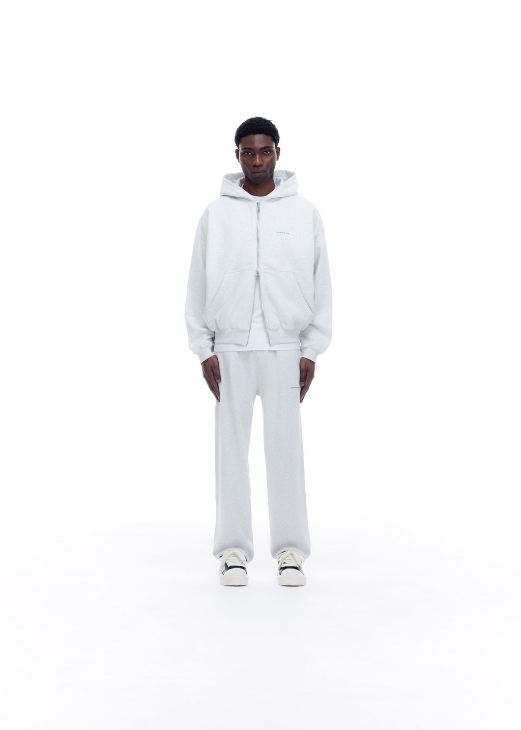 MINI LOGO ZIPPED HOODIE