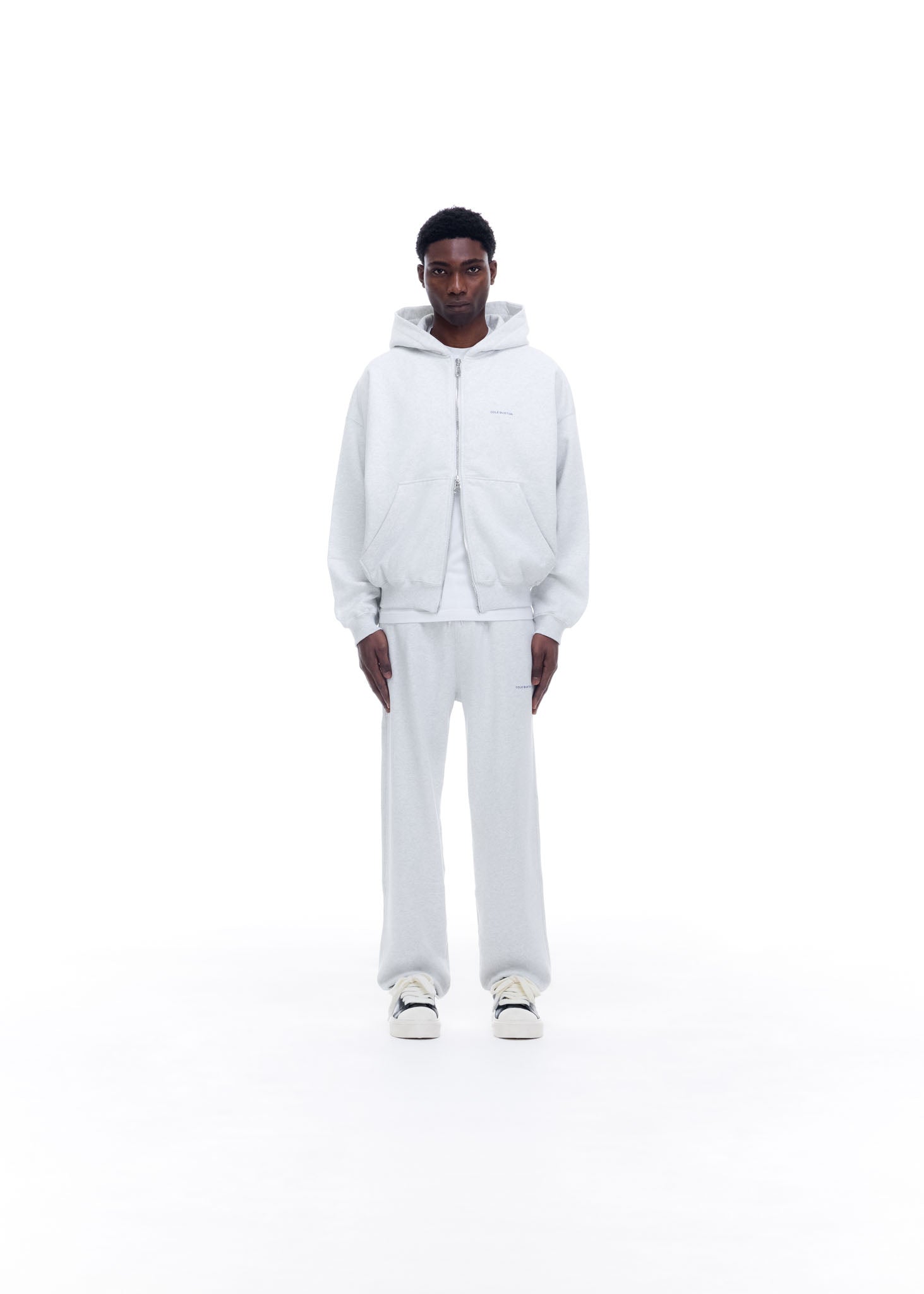 MINI LOGO ZIPPED HOODIE