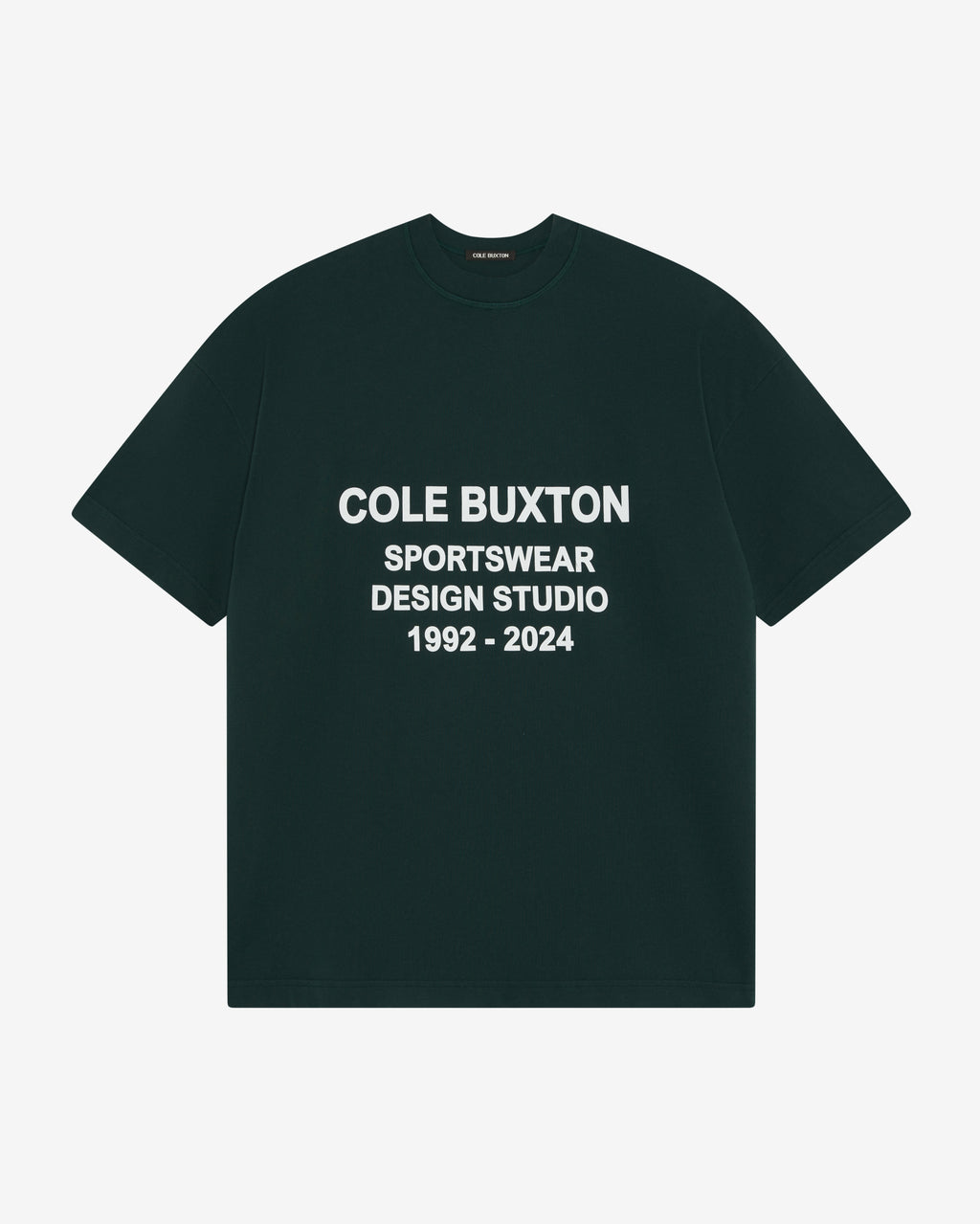 Cole Buxton | Design Studio T-Shirt | Mens | Forest Green