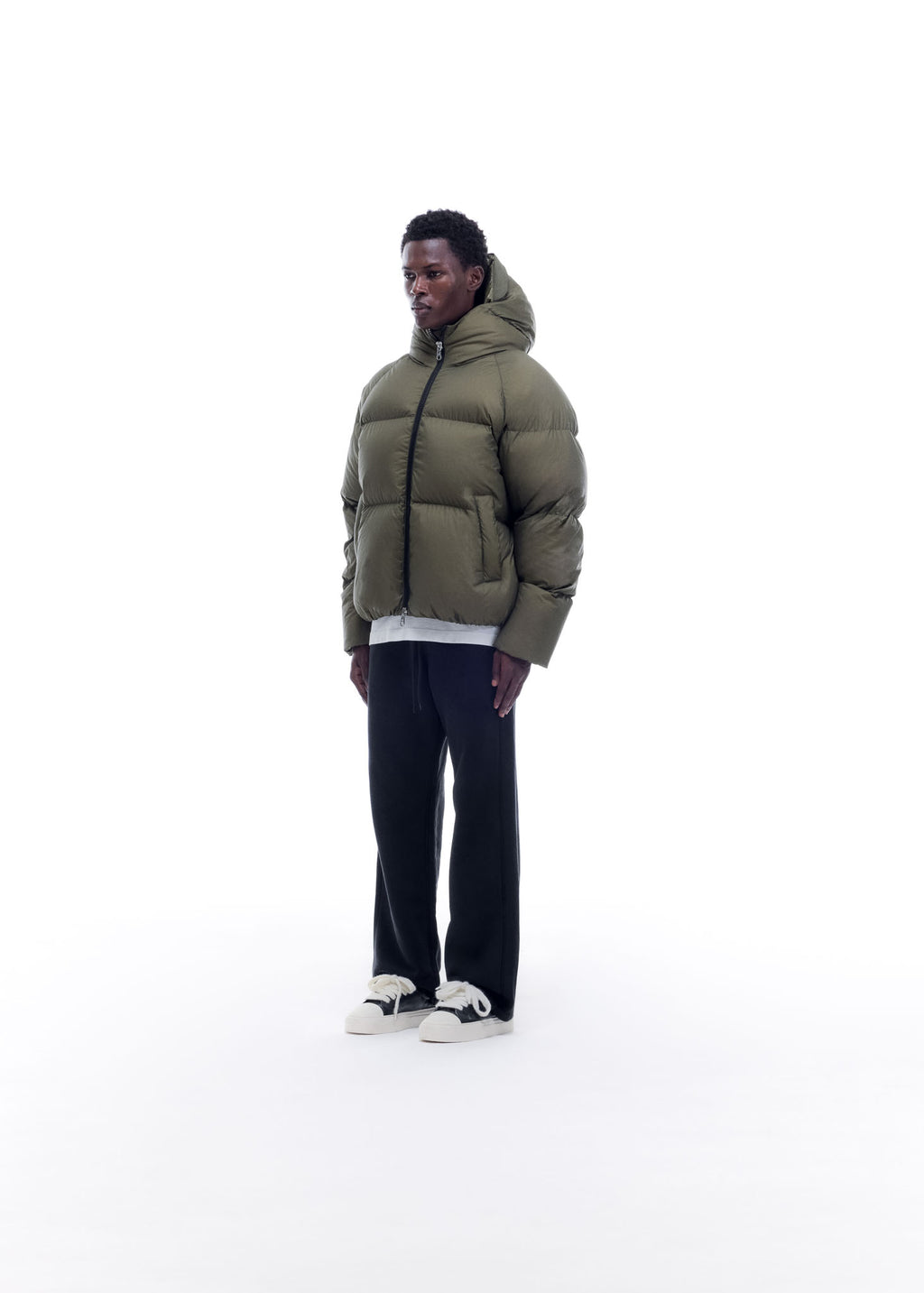 HOODED DOWN JACKET