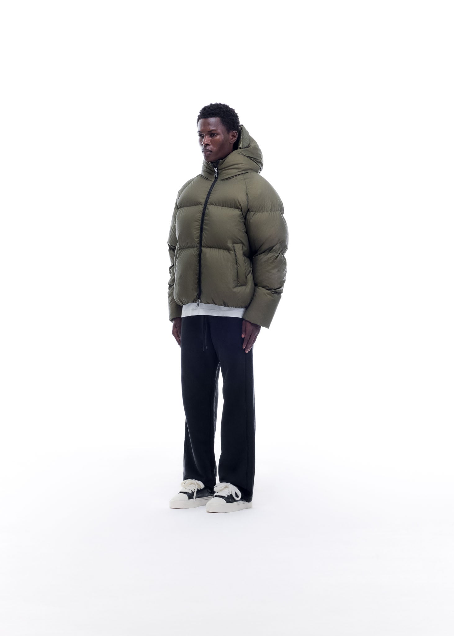 HOODED DOWN JACKET