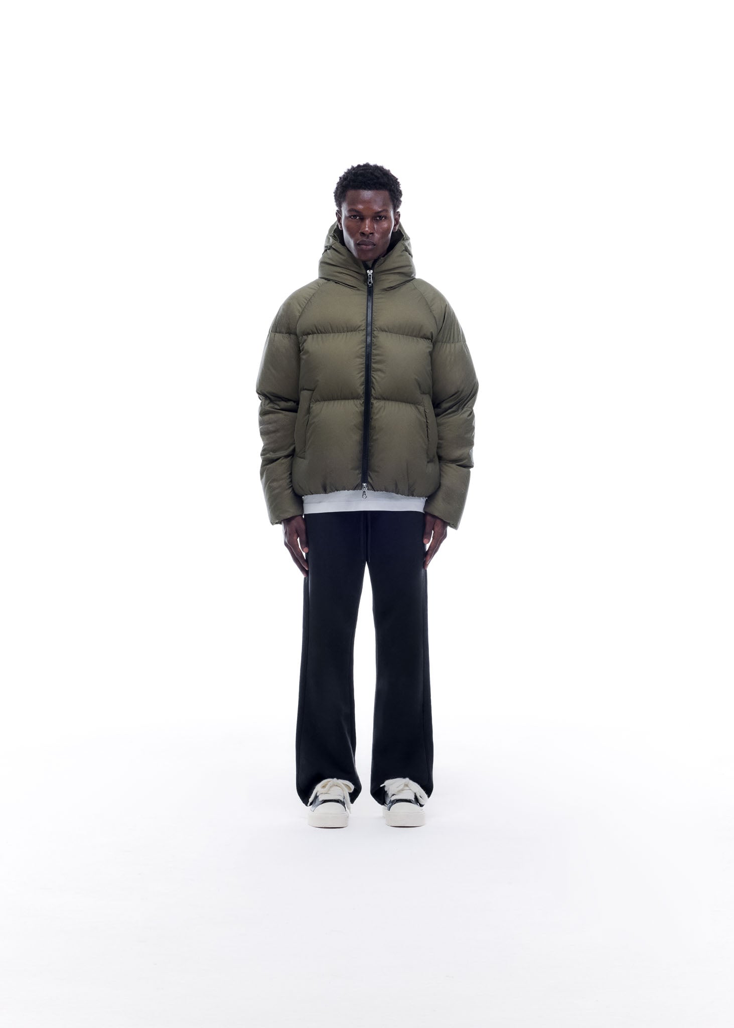 HOODED DOWN JACKET