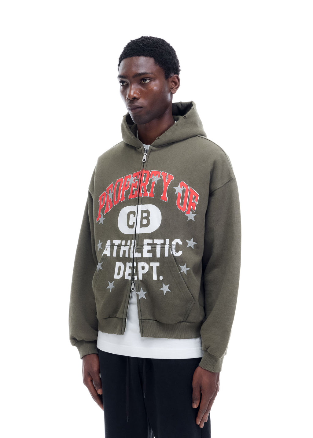PROPERTY OF ZIPPED HOODIE