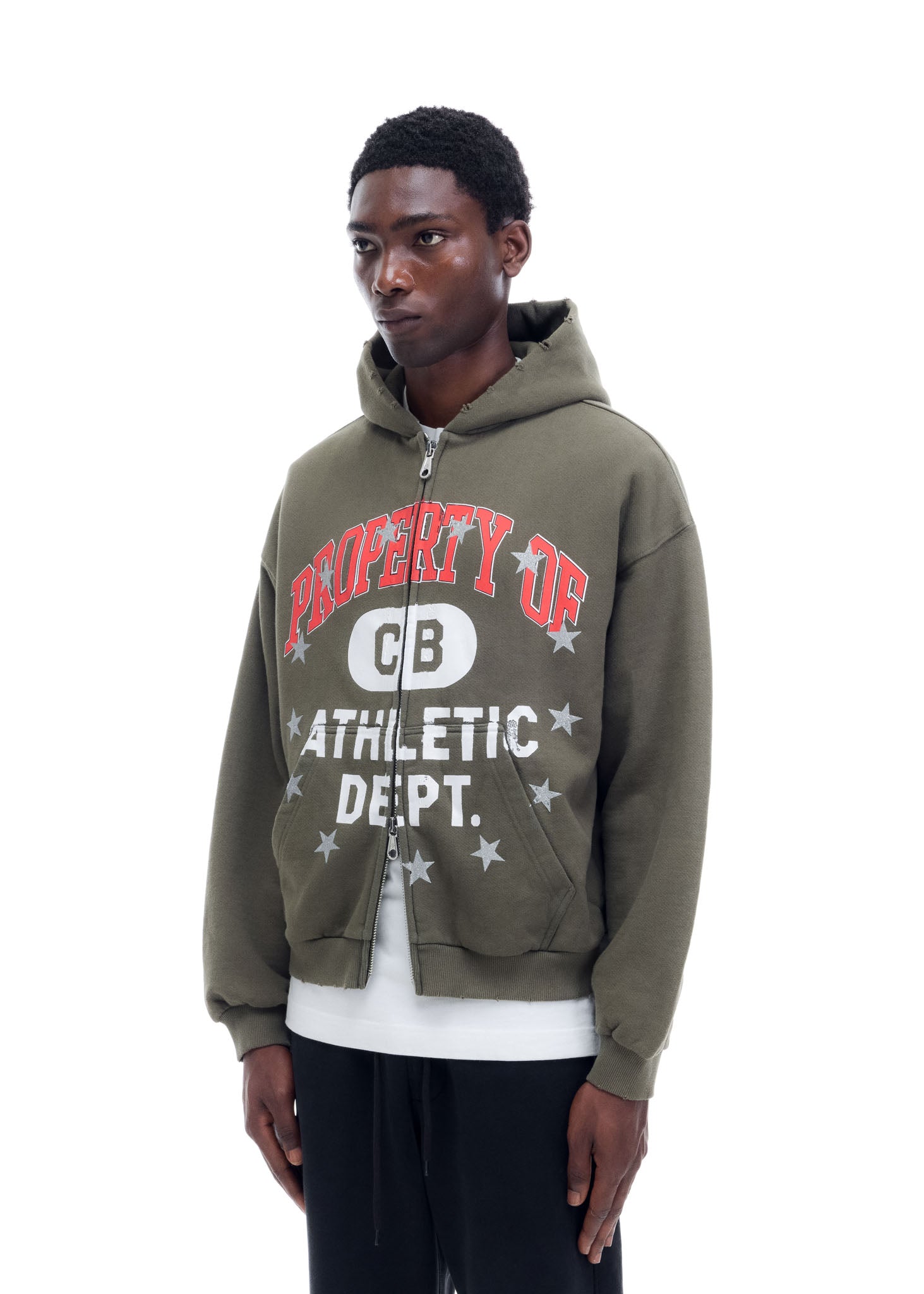 PROPERTY OF ZIPPED HOODIE