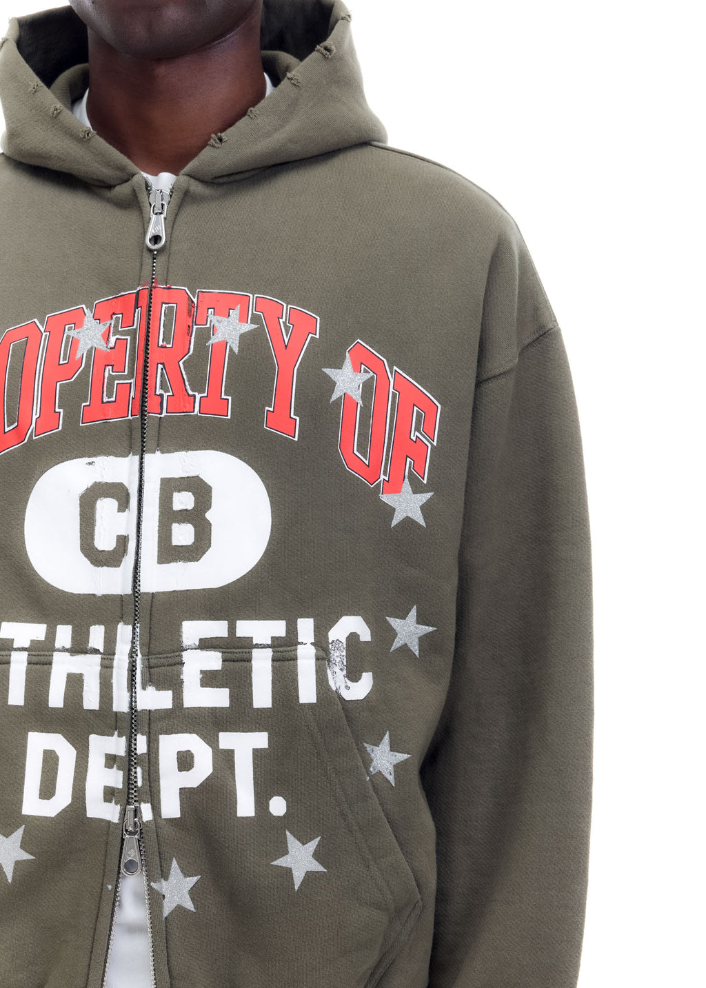 PROPERTY OF ZIPPED HOODIE