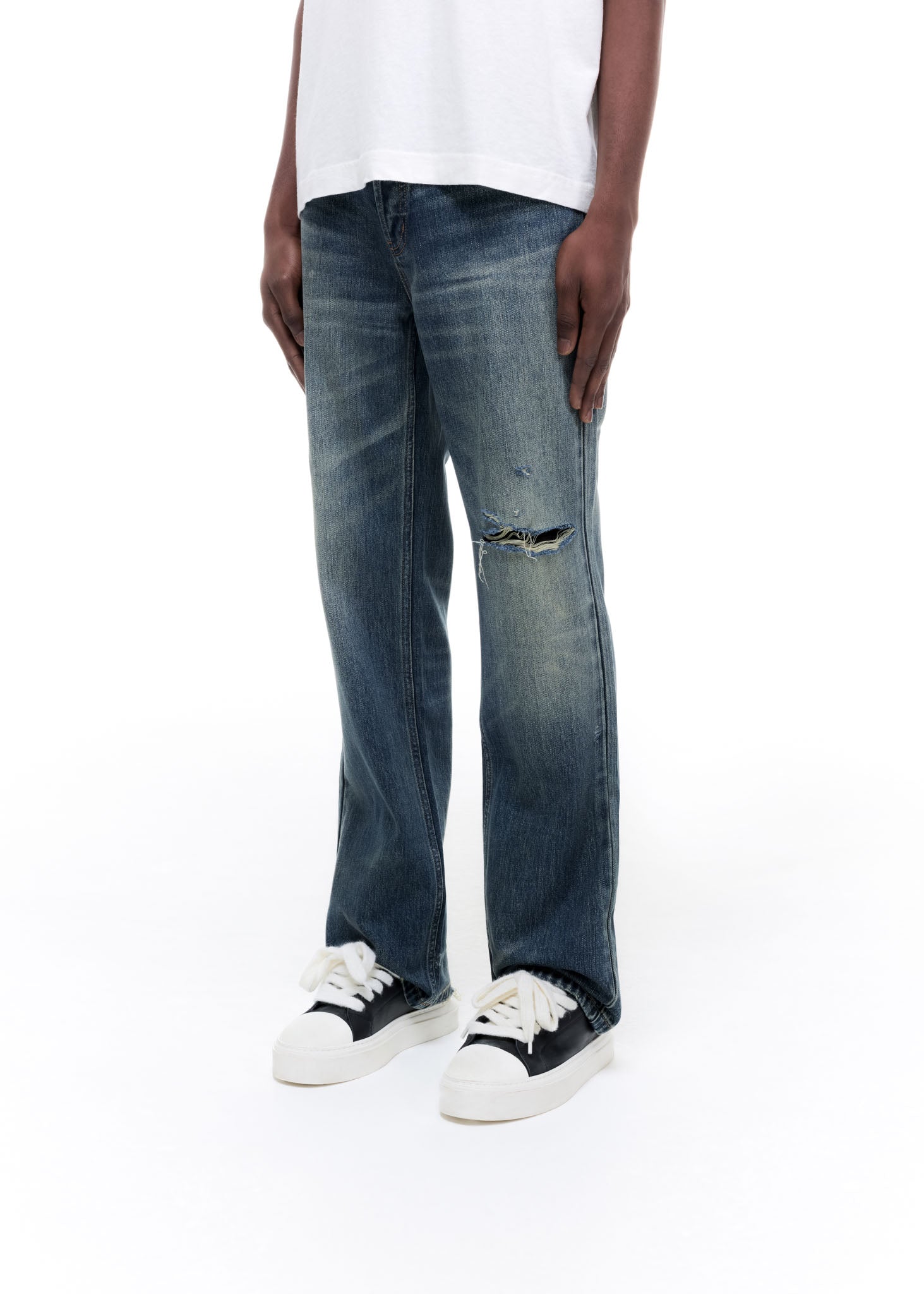 DARK WASH JEANS