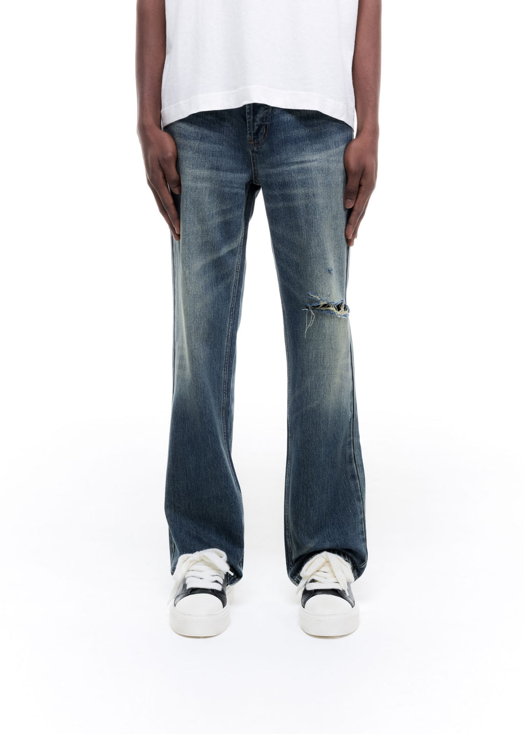 DARK WASH JEANS