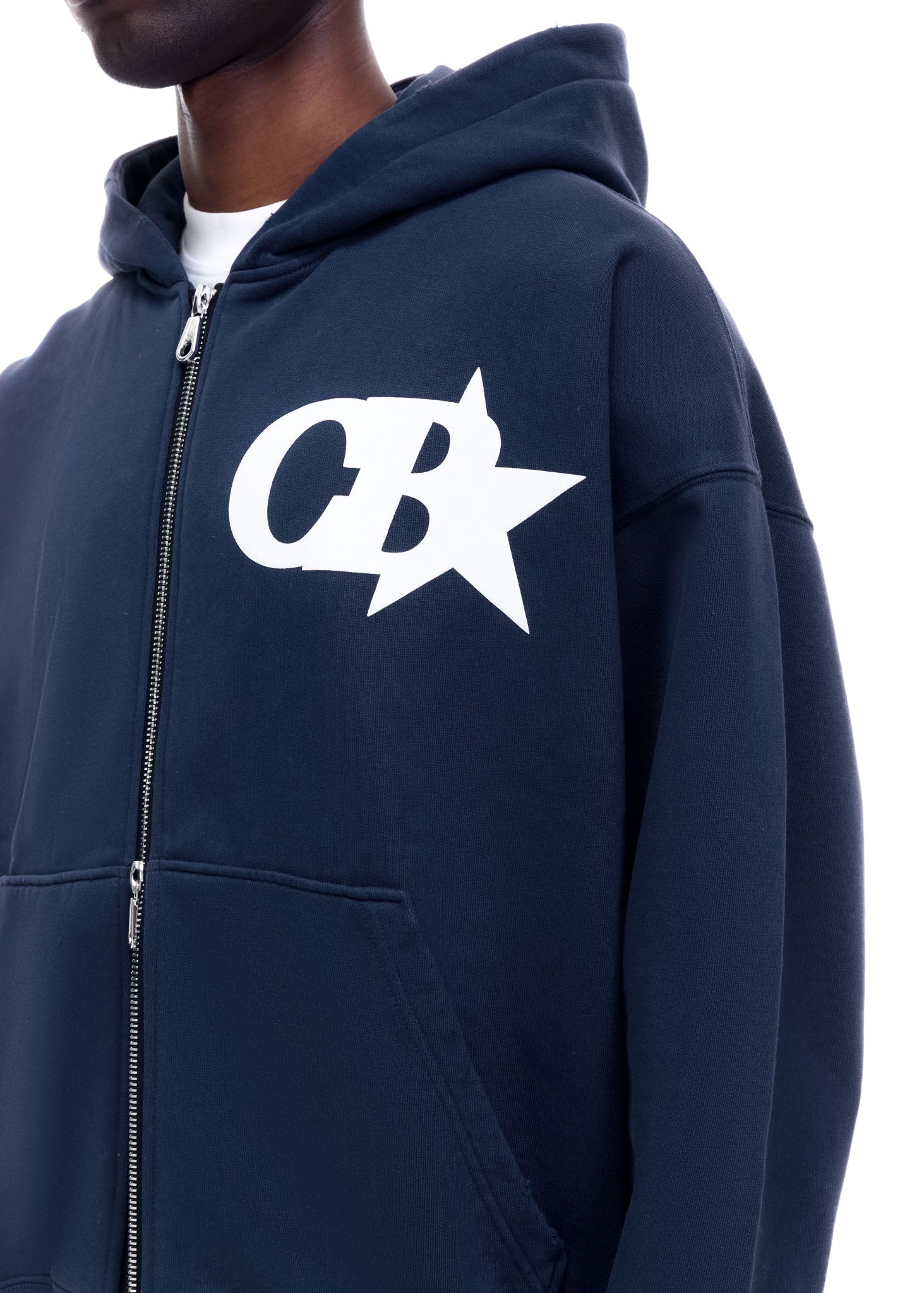 CB STAR ZIPPED HOODIE