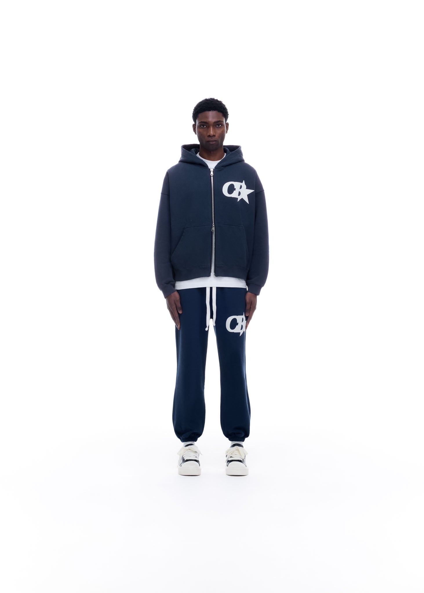 Cole Buxton | CB Star Zipped Hoodie | Mens | Heavyweight | Cotton