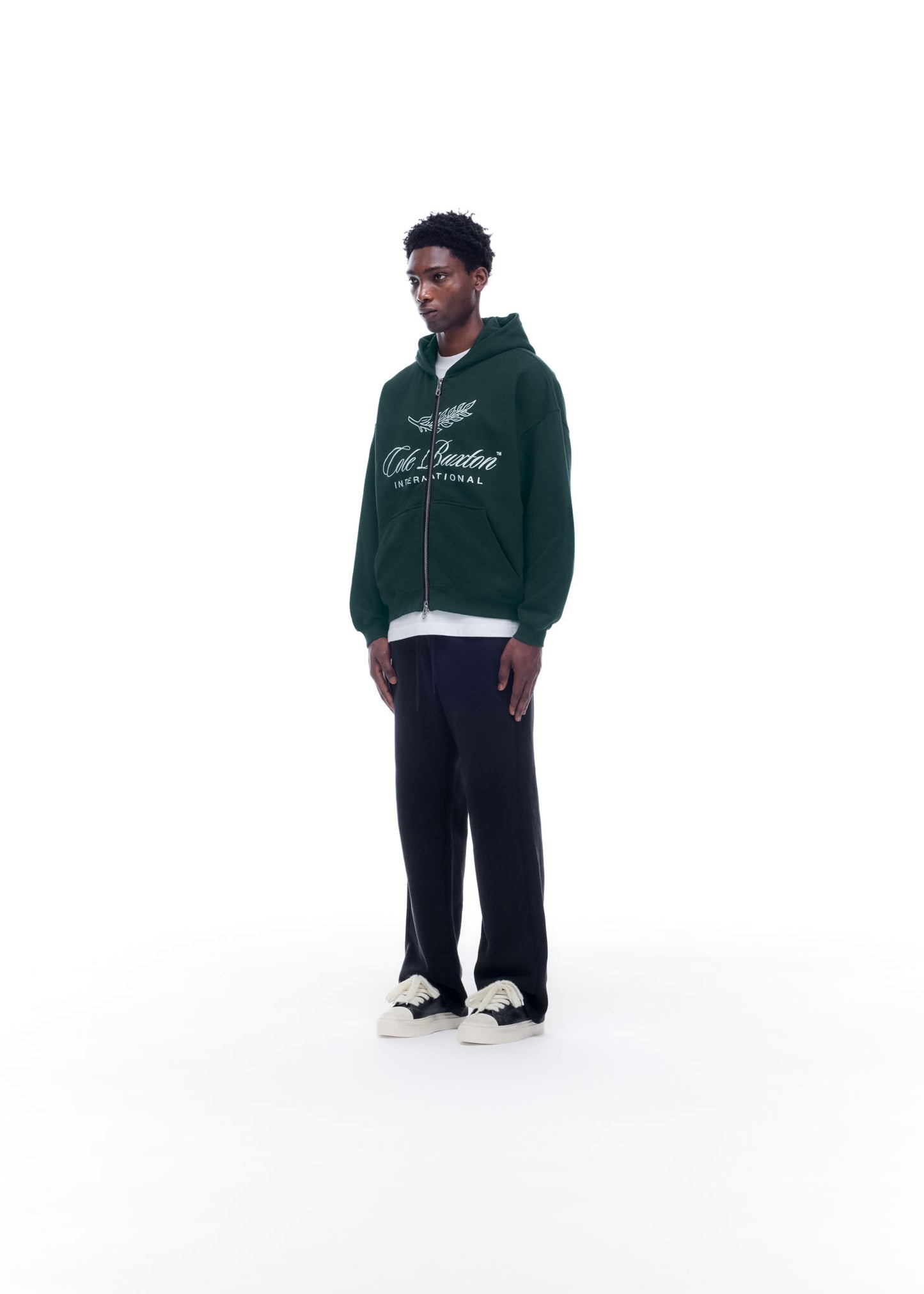 INTERNATIONAL ZIPPED HOODIE