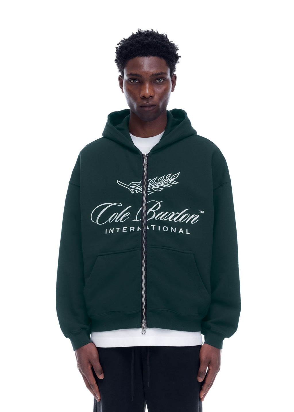 INTERNATIONAL ZIPPED HOODIE