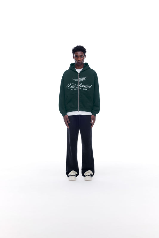 INTERNATIONAL ZIPPED HOODIE