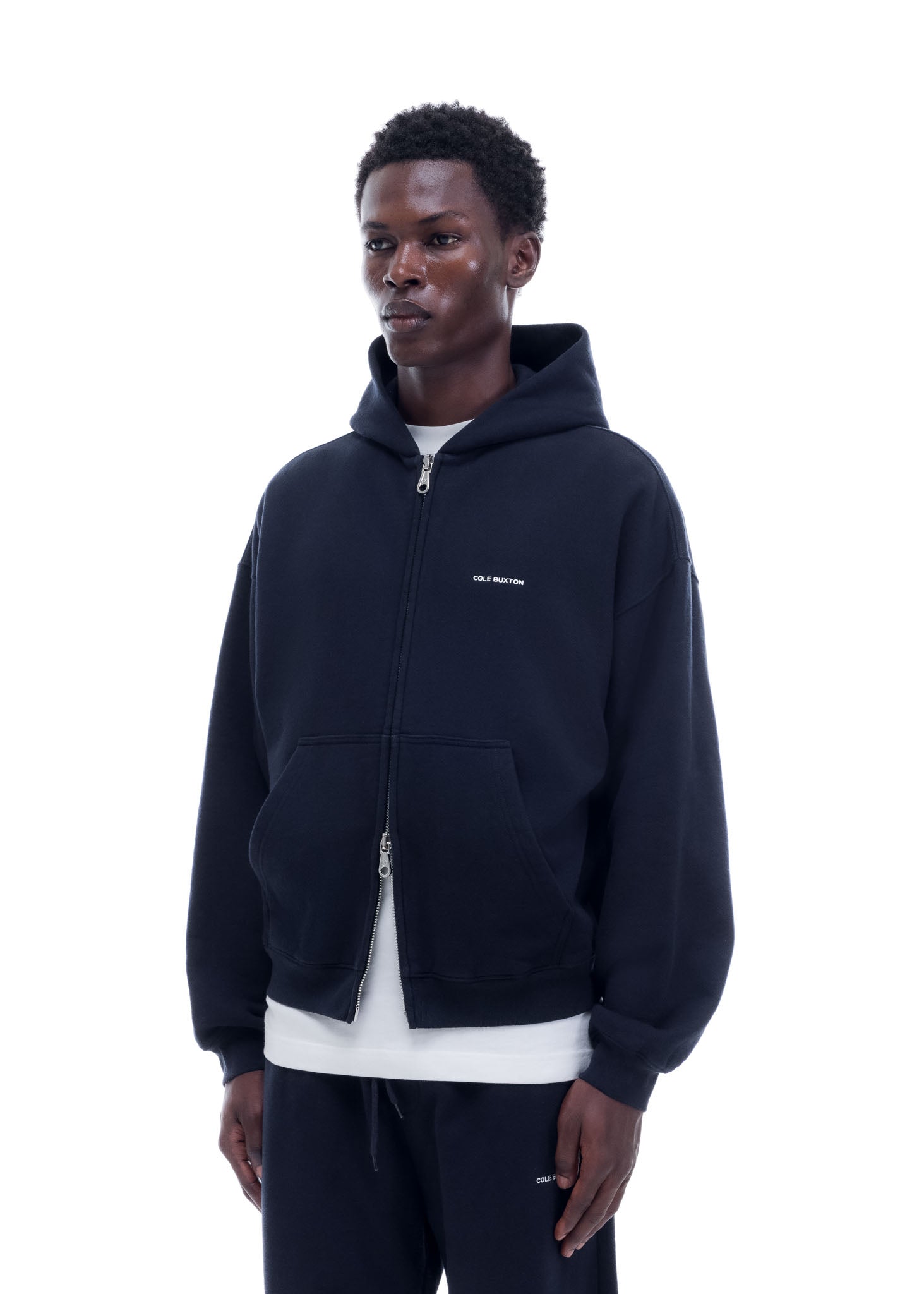 VINTAGE MINI LOGO ZIP HOODIE