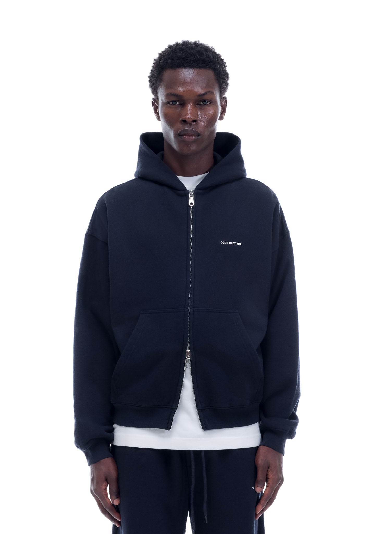 VINTAGE MINI LOGO ZIP HOODIE
