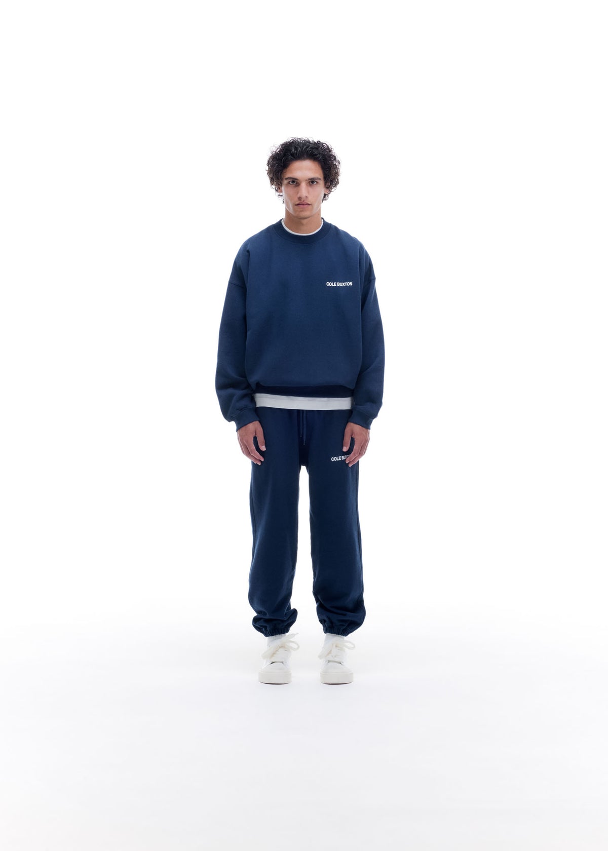 Cole Buxton | Sportswear Sweatshirt | Mens | Cotton | Navy Blue