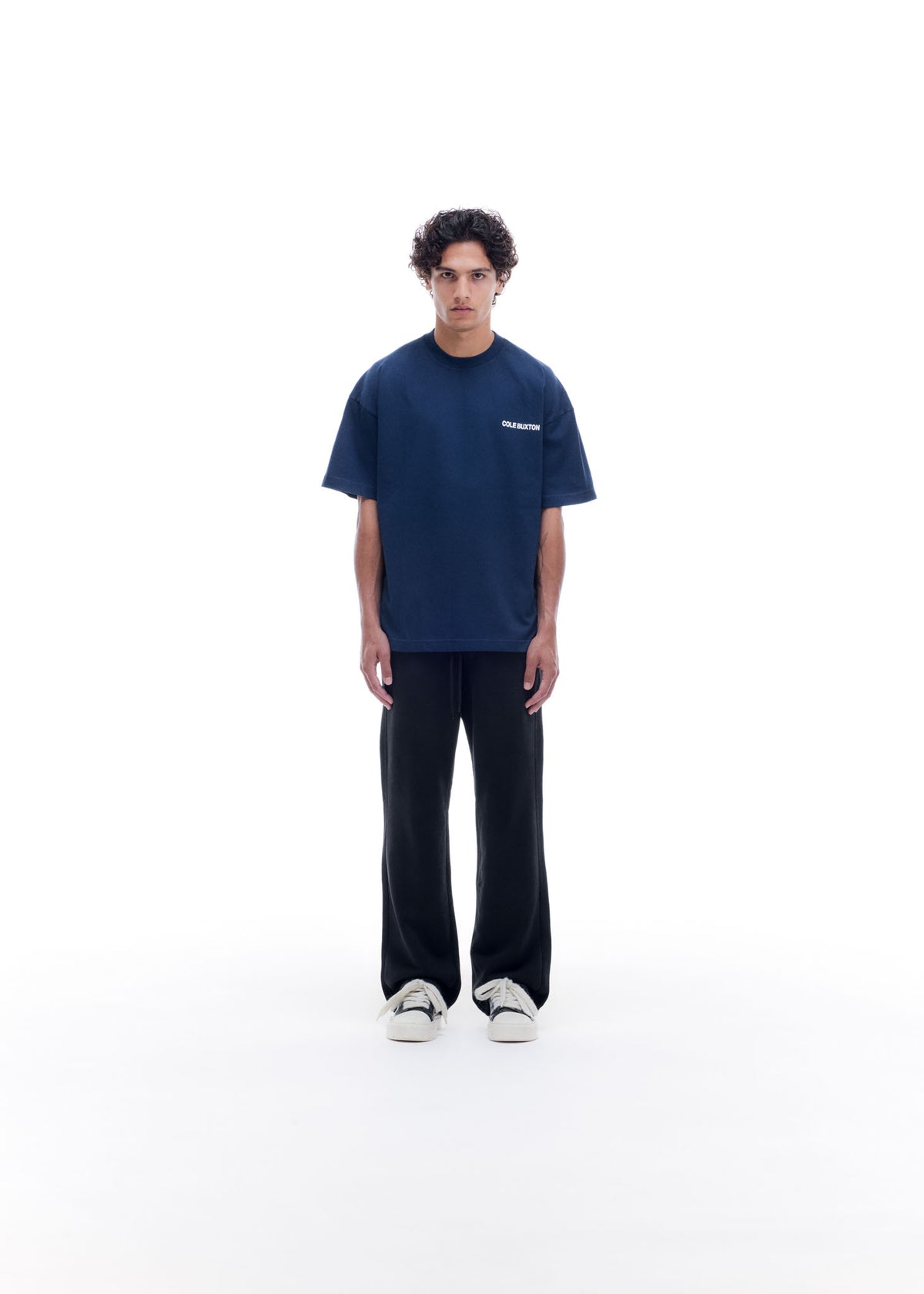 Cole Buxton | Sportswear T-Shirt | Mens | Cotton | Navy Blue