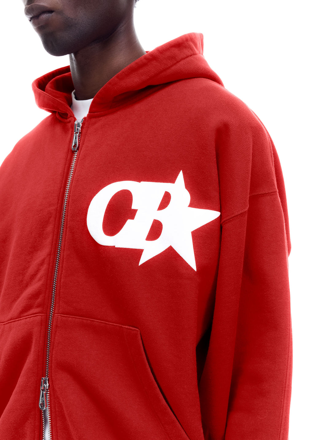 CB STAR ZIPPED HOODIE