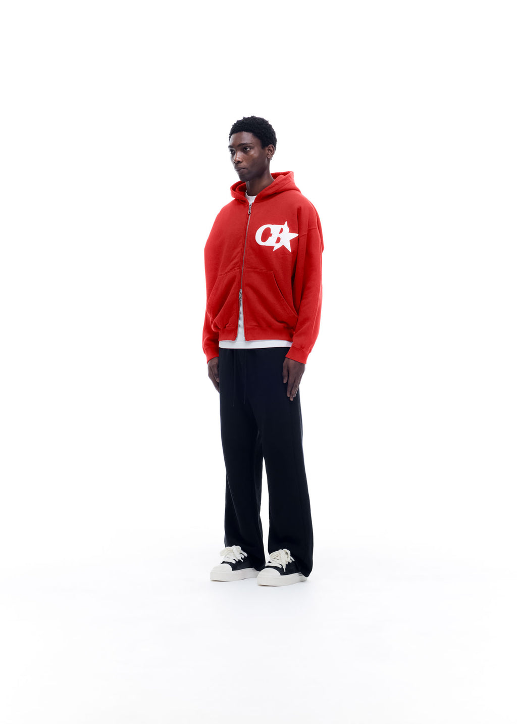 CB STAR ZIPPED HOODIE