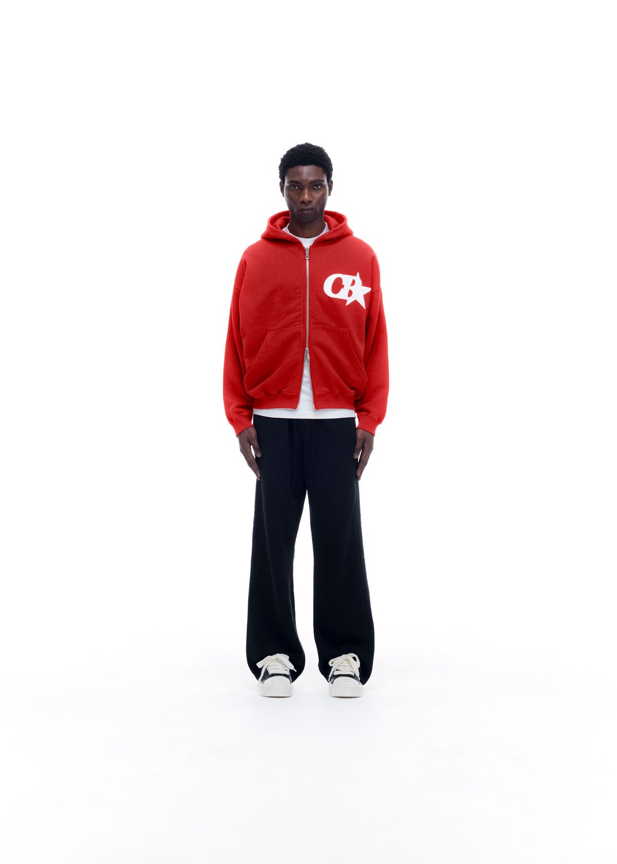 CB STAR ZIPPED HOODIE