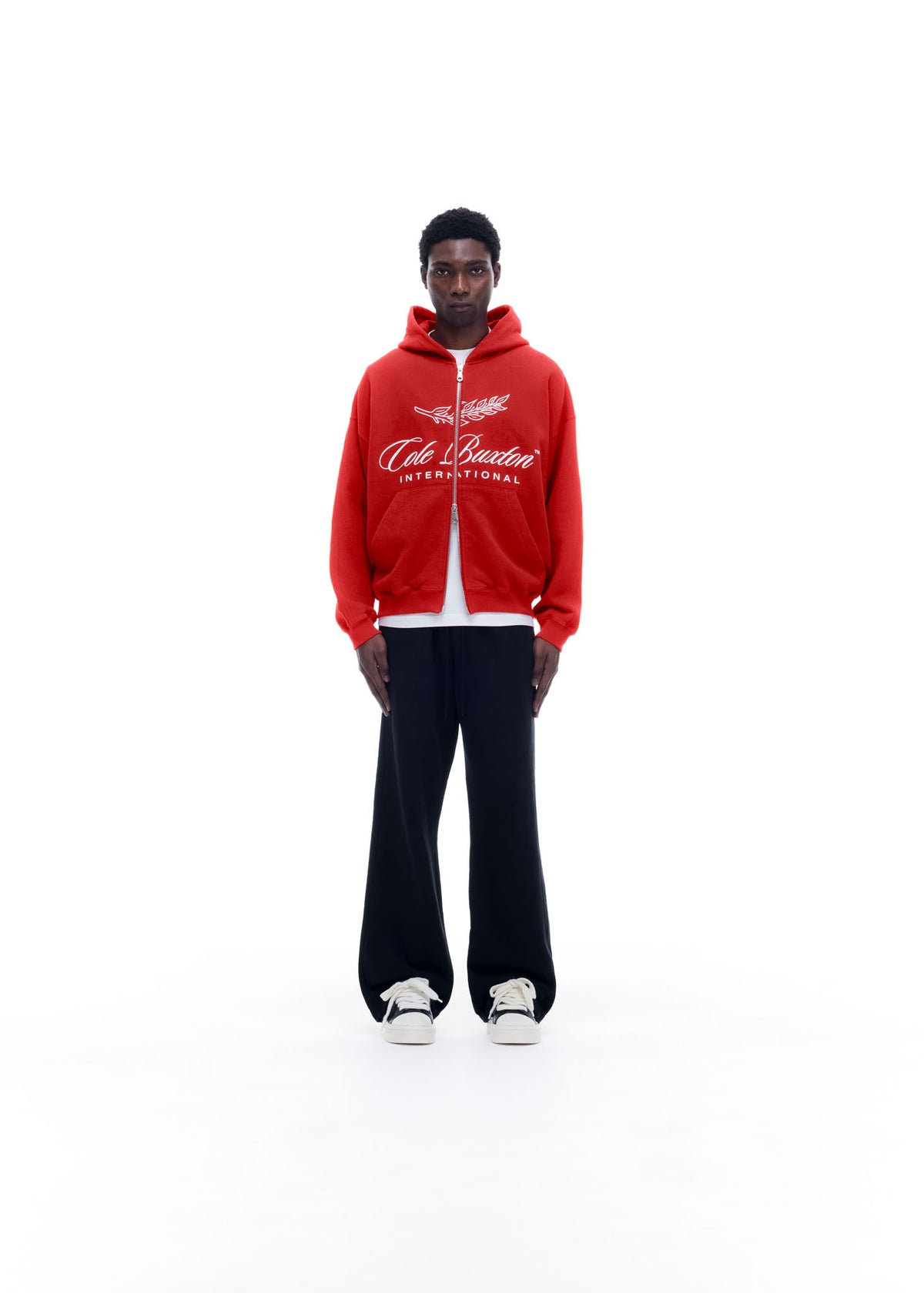 INTERNATIONAL ZIPPED HOODIE