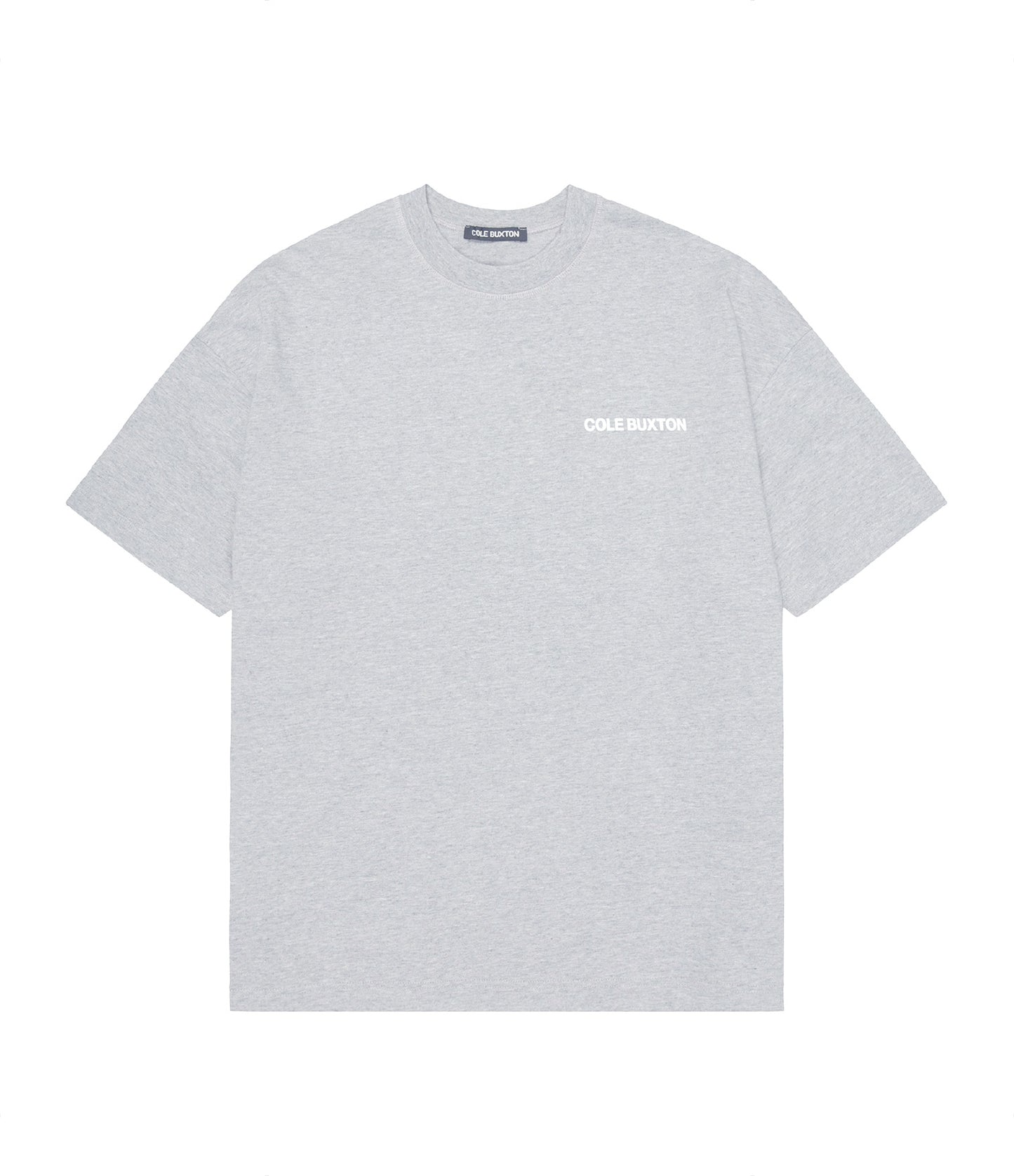 Cole Buxton | Cb Sportswear T-Shirt | Mens | Light Grey Marl