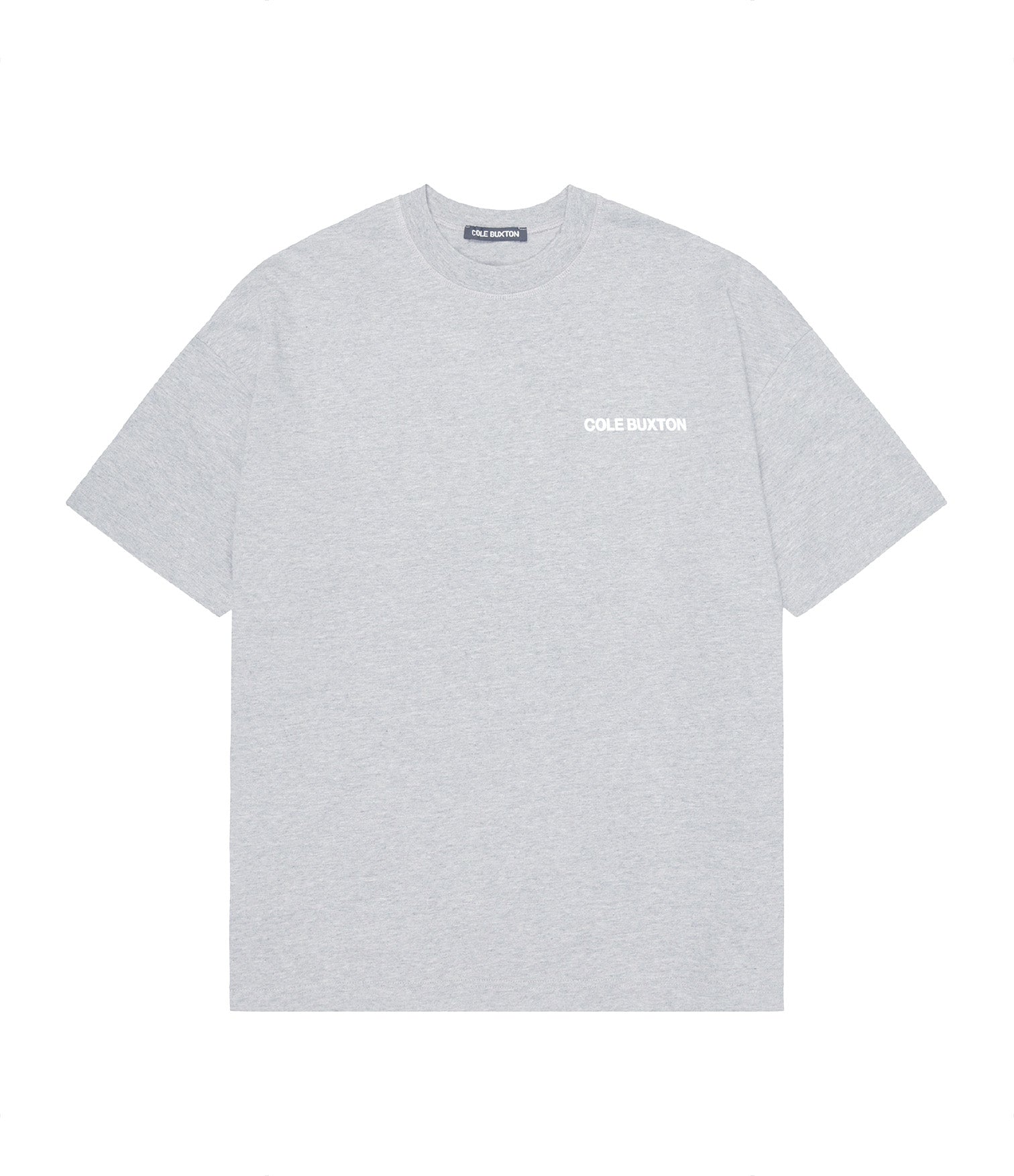 Cole Buxton | Cb Sportswear T-Shirt | Mens | Light Grey Marl