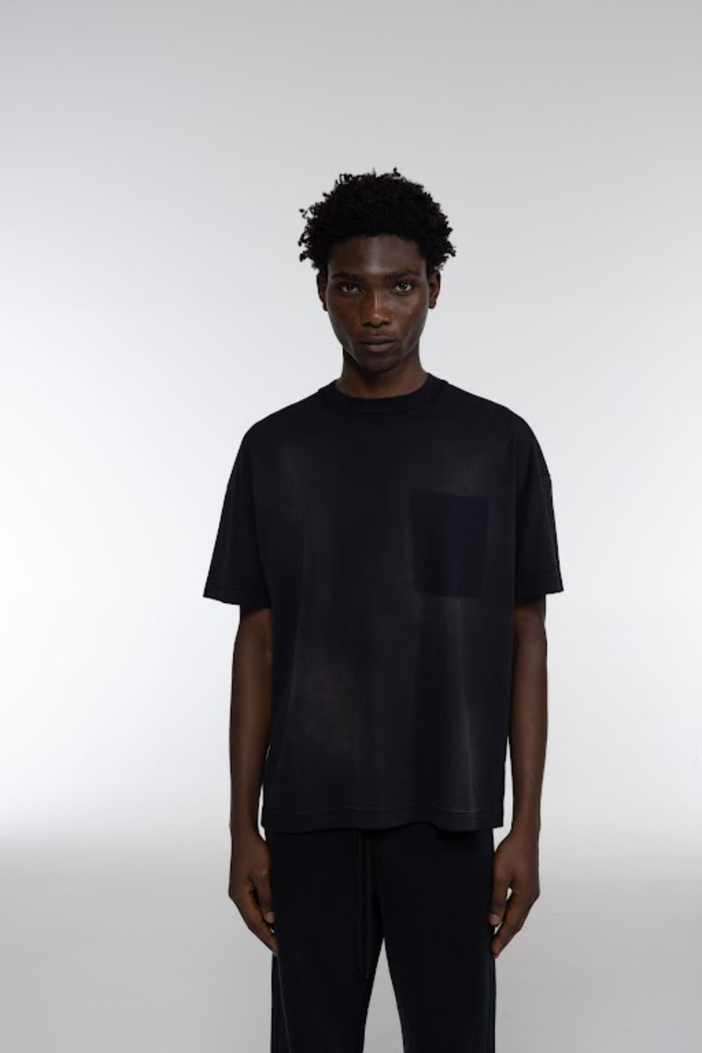 Cole Buxton | Pocket Fade T-Shirt | Mens | Vintage Black