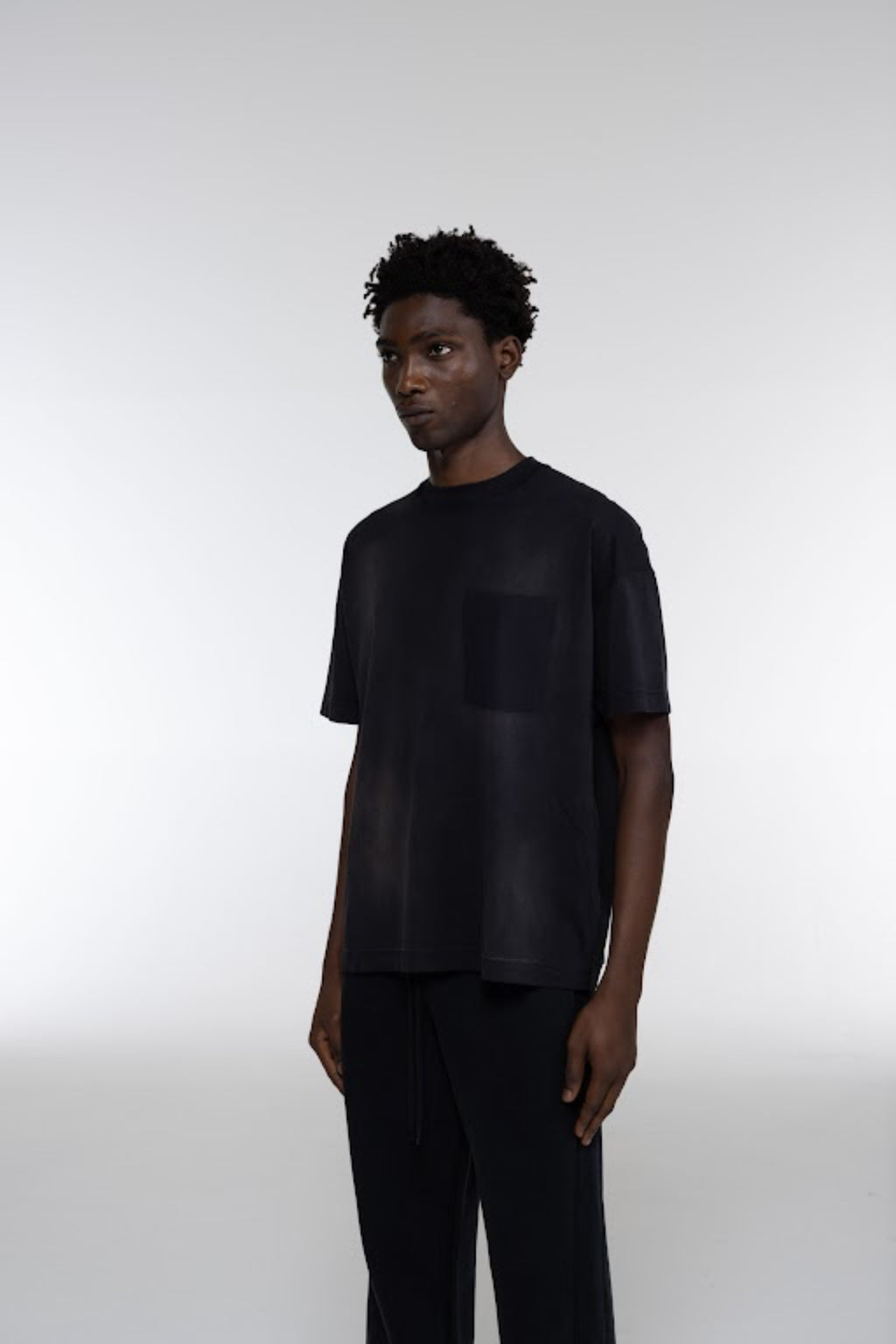 Cole Buxton | Pocket Fade T-Shirt | Mens | Vintage Black