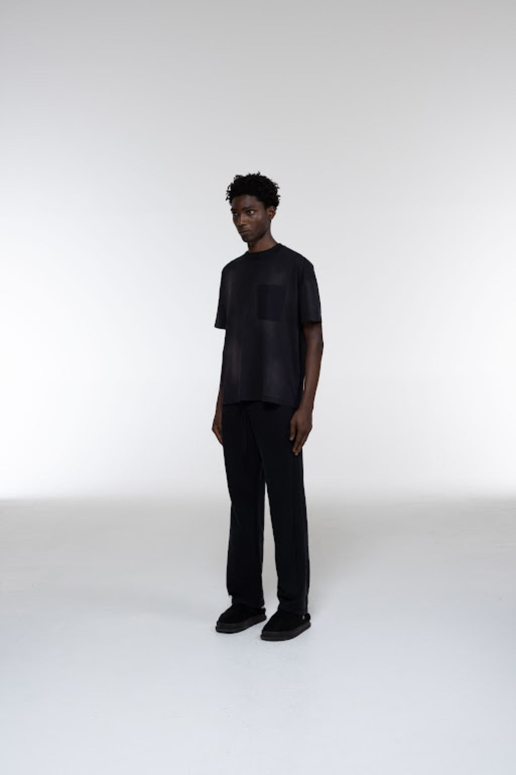 Cole Buxton | Pocket Fade T-Shirt | Mens | Vintage Black