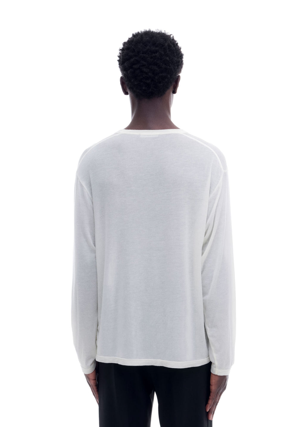 MINI EMBLEM SHEER LONG SLEEVE