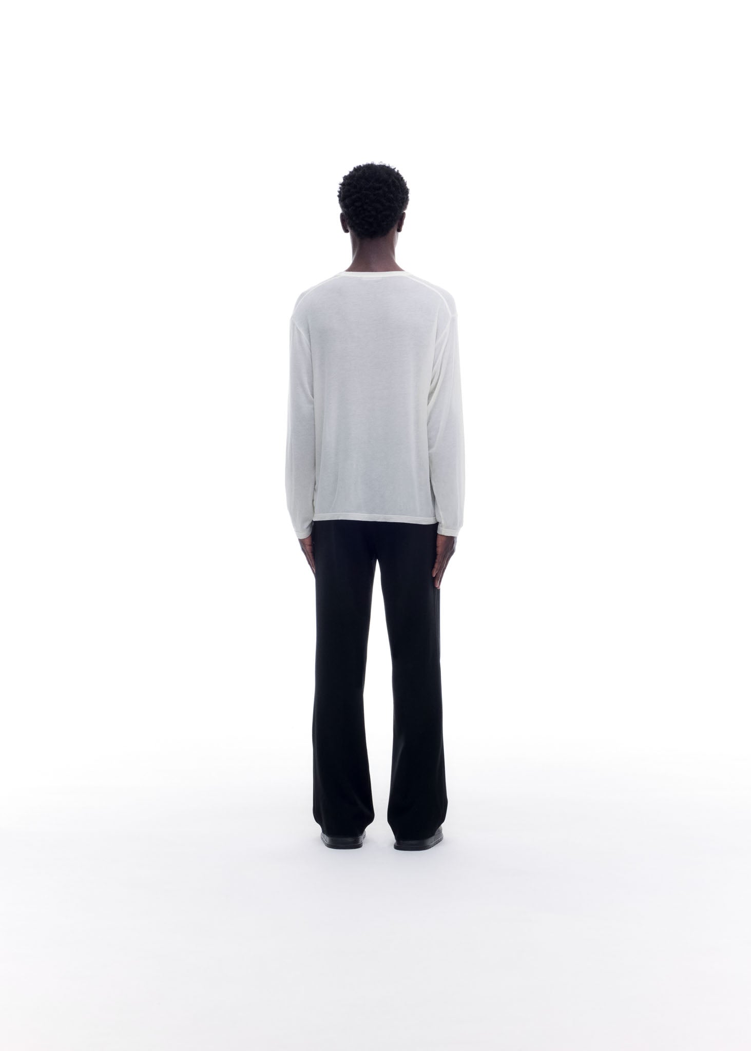 MINI EMBLEM SHEER LONG SLEEVE