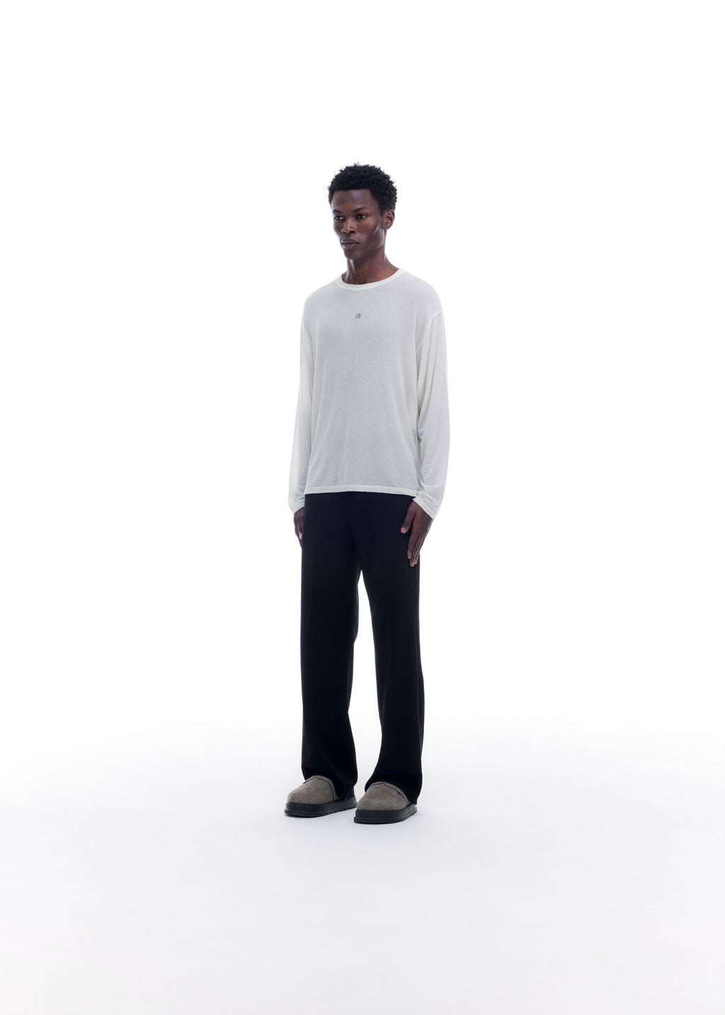 MINI EMBLEM SHEER LONG SLEEVE