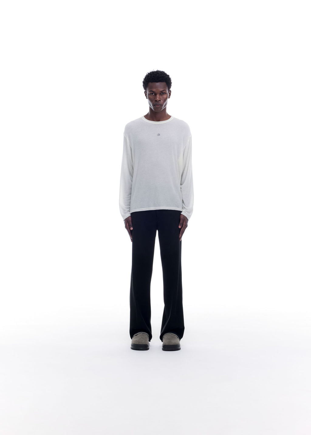 MINI EMBLEM SHEER LONG SLEEVE